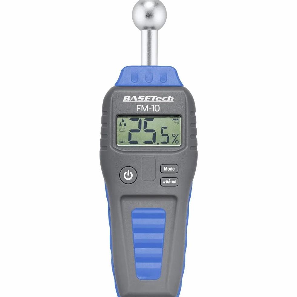 Basetech FM-10 Misuratore di umidità per materiali Range 0.1-99