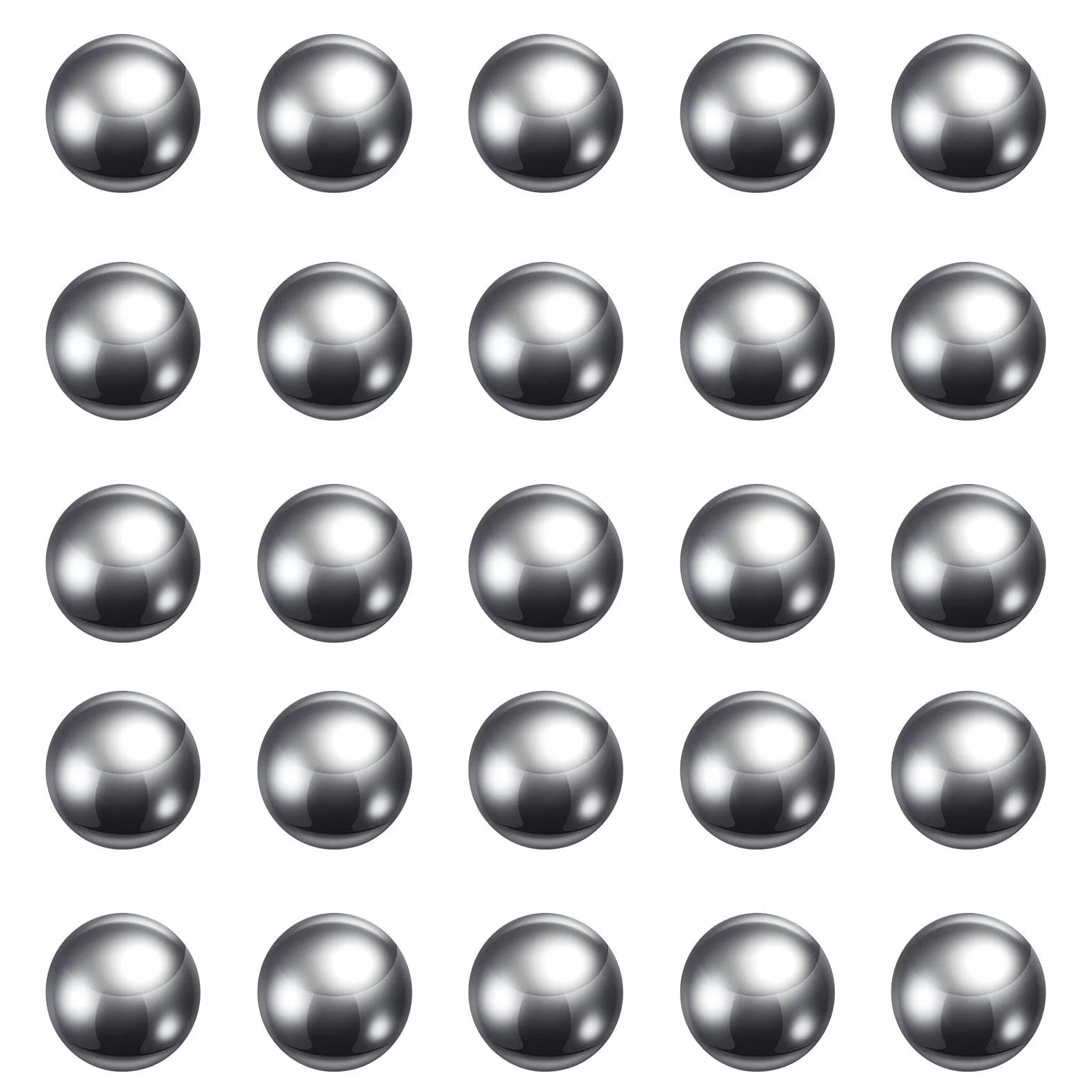 QUARKZMAN 25pz Precisione Sfere 11mm Diametro 304 Metallico di Precisione Cuscinetto a Sfera in Acciaio Inossidabile Sfere Acciaio Lucidi per Cuscinetti