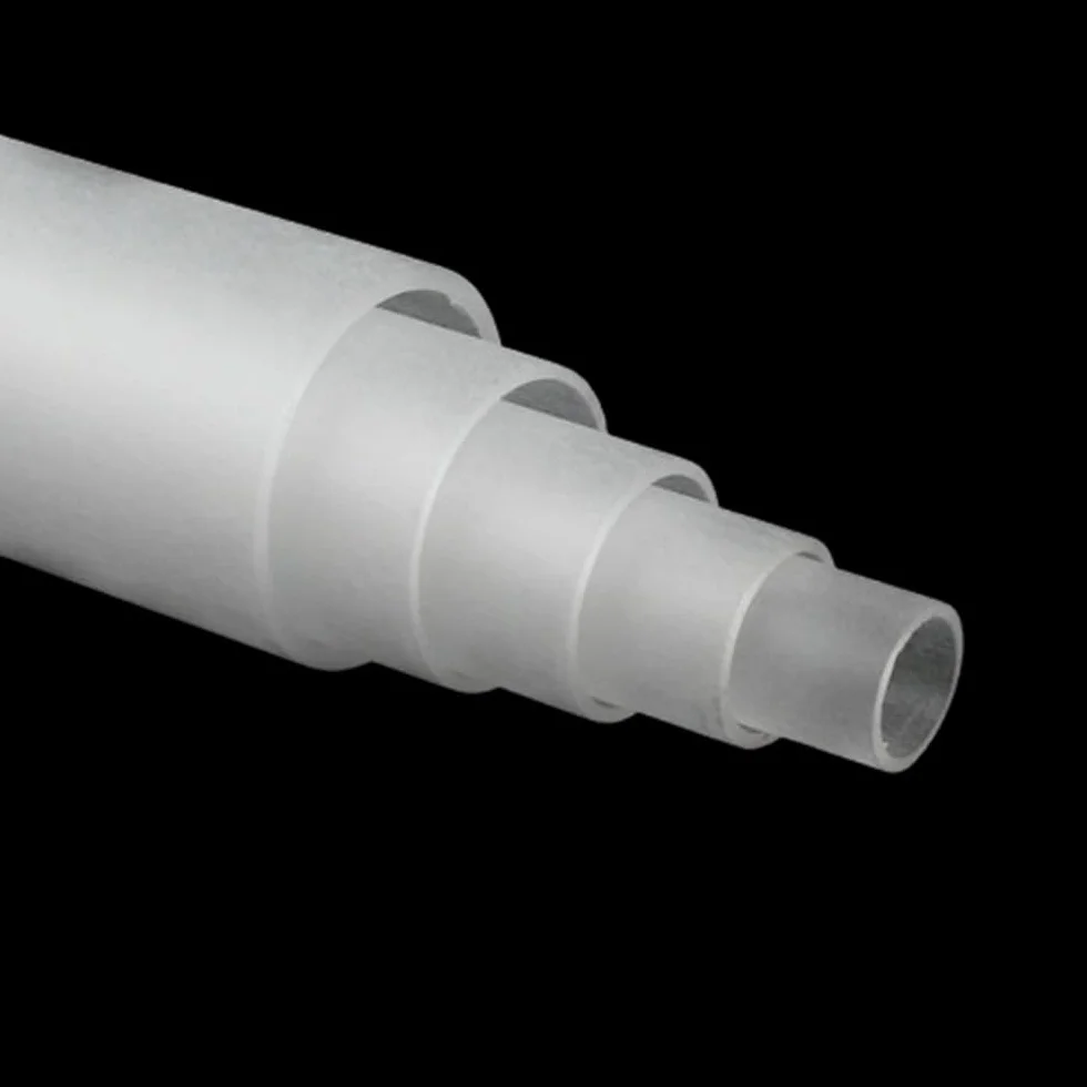 Tubi acrilici satinati PMMA 25MM 20CM per paralumi da giardino acquari fai da te