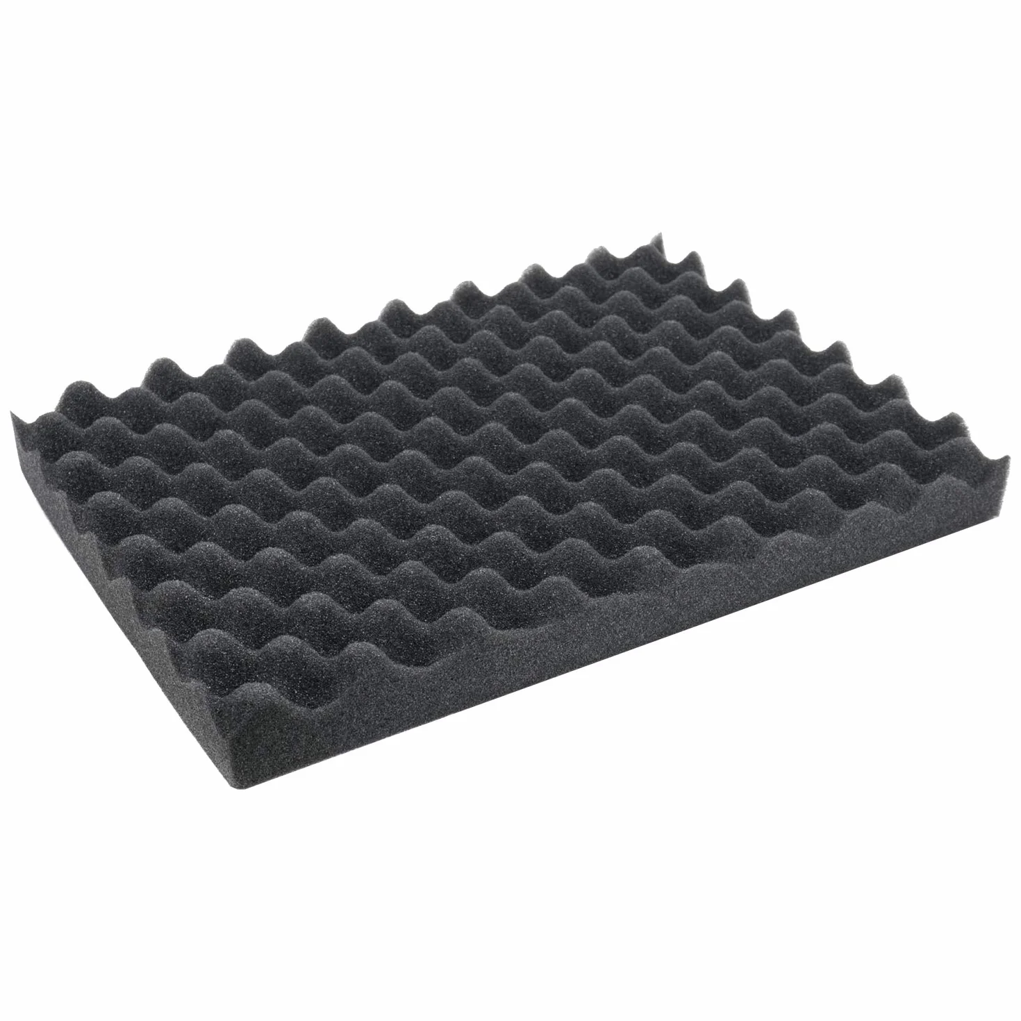 HMF 1451-45 Schiuma espansa, schiuma a forma di cubo | 440 x 315 mm | inserto per valigia | Miniature, Tabletop | Altezza: 45 mm