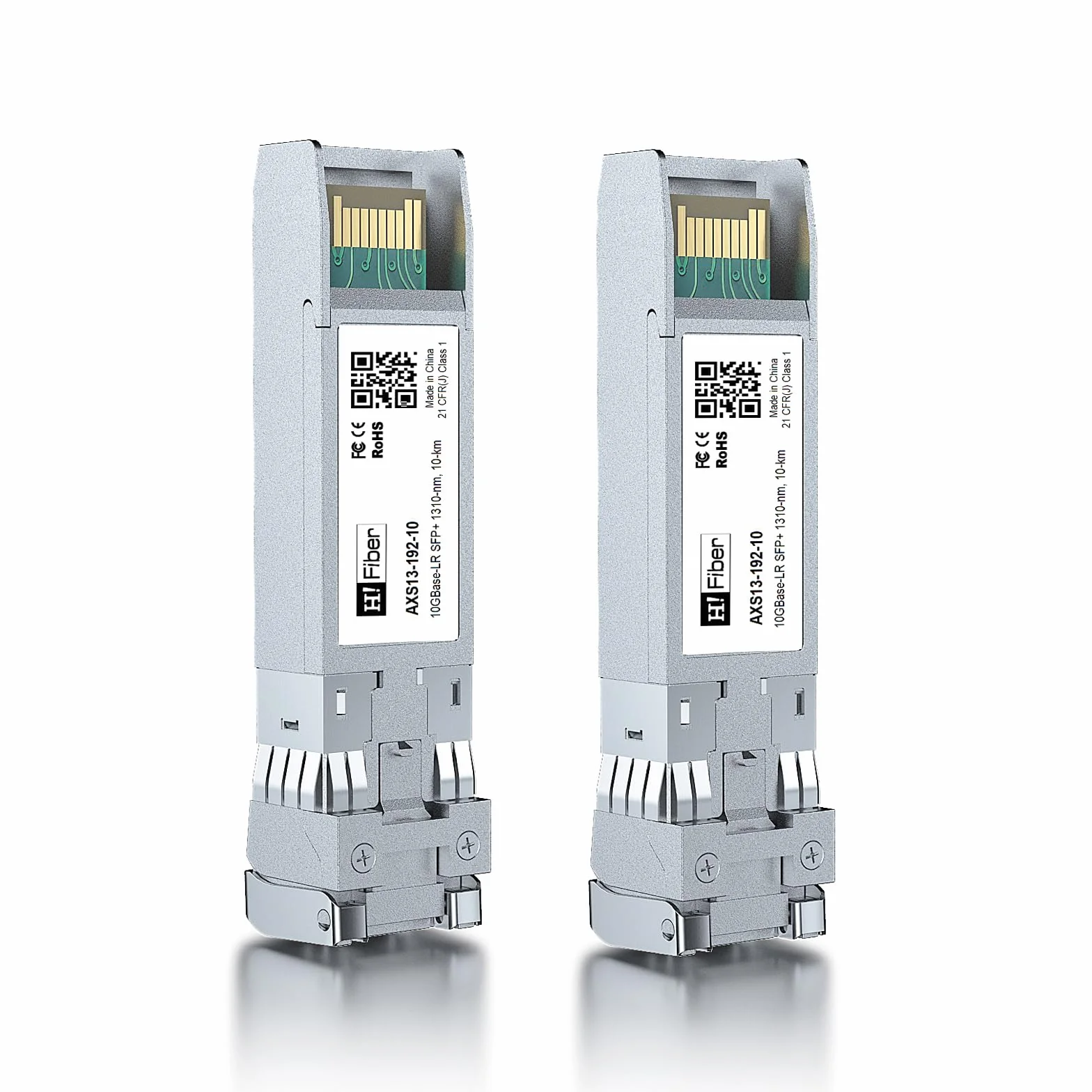 10G Monomodale SFP+ LC Modulo, 10GBase-LR Fiber Transceiver per Cisco SFP-10G-LR, Meraki MA-SFP-10GB-LR, Ubiquiti UniFi UF-SM-10G