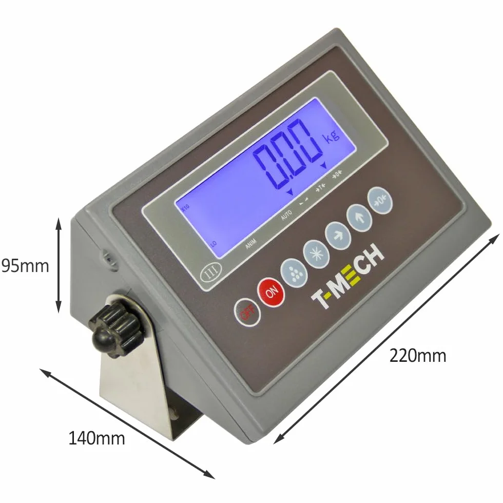 Bilancia Industriale Piattaforma 80x80cm 3000kg LCD T-MECH