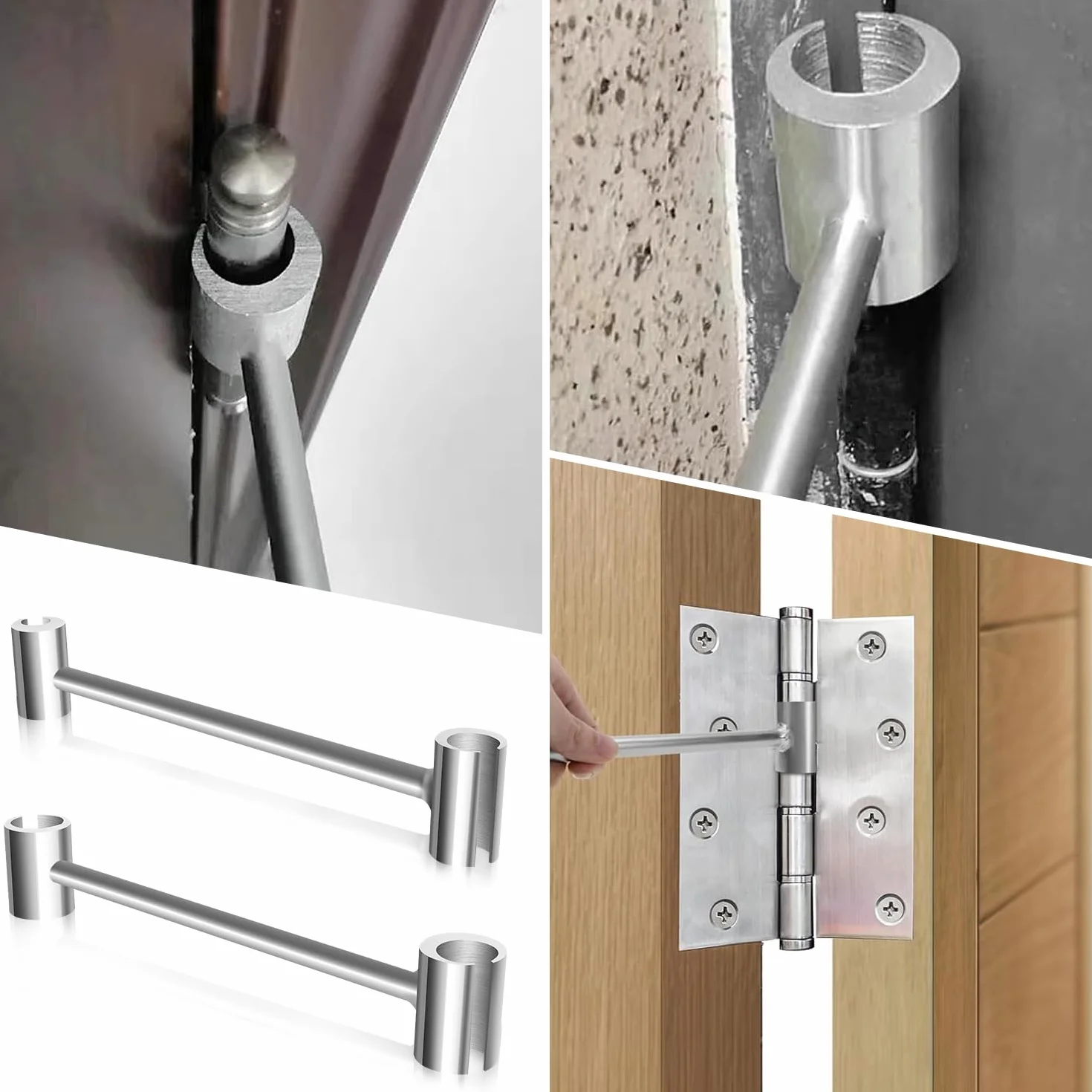 Chiave di Regolazione Dello Spazio Delle Cerniere 23-25mm Chiavi Regolabili per Cerniere Strumento di Riparazione Della Cerniera Della Porta per Chiave di Regolazione Dell'Officina Domestica
