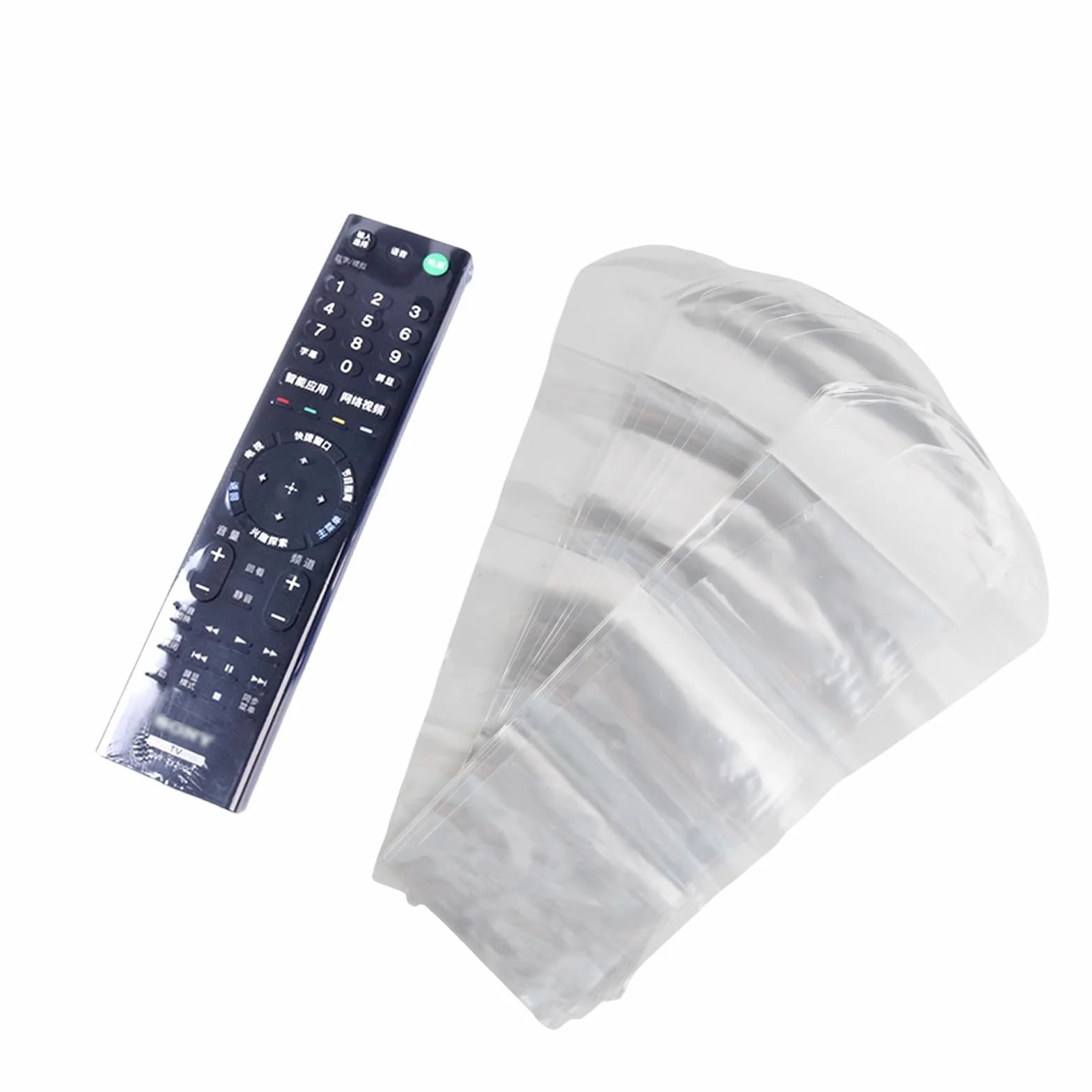 20pcs Film di Restringimento del Telecomando - Borsa Trasparente di Restringimento del Calore per Telecomando, Coperture di Protezione in PVC a Prova di Polvere e Impermeabile