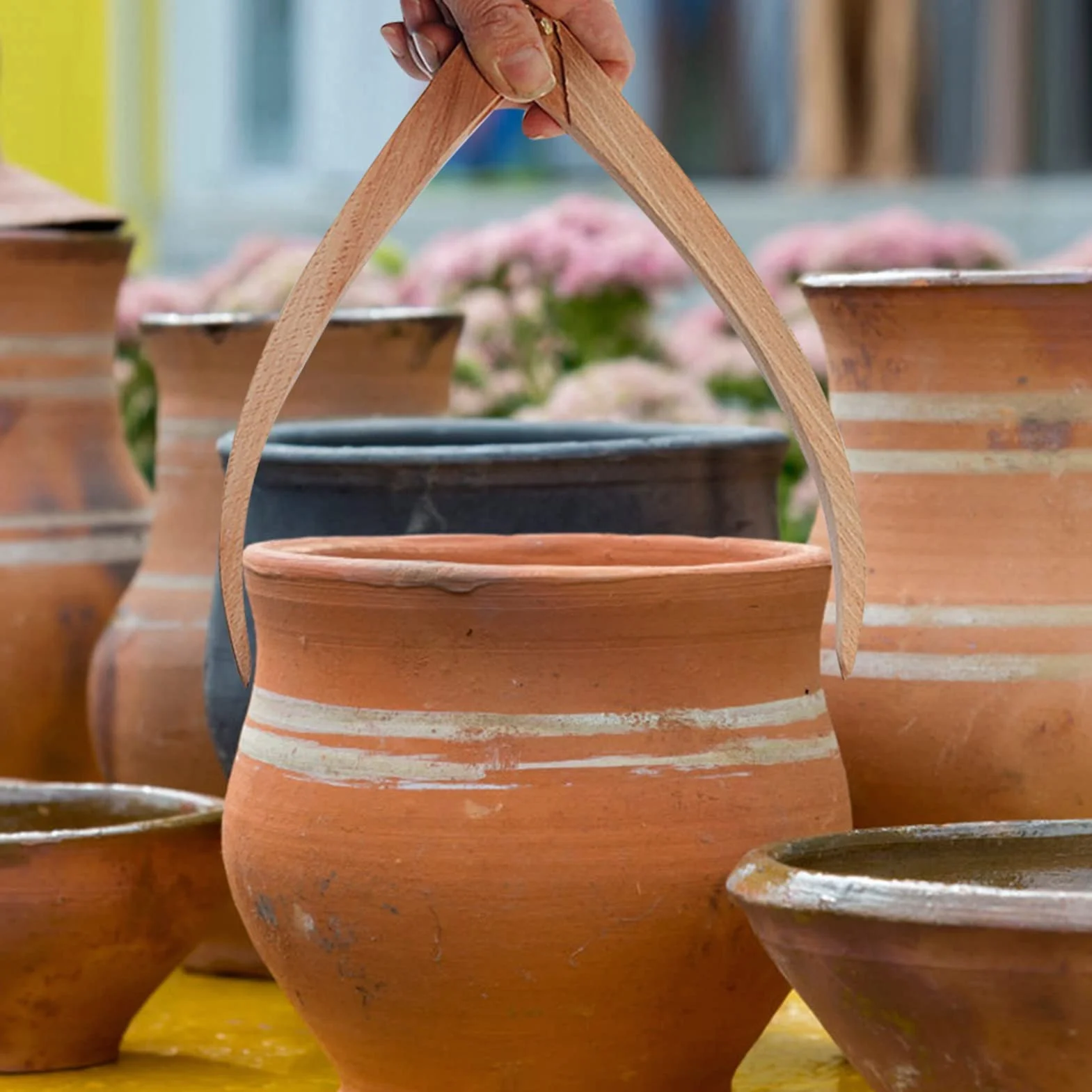 Calibro in Legno Massiccio per Misurazione Ceramica Strumento di Posizionamento