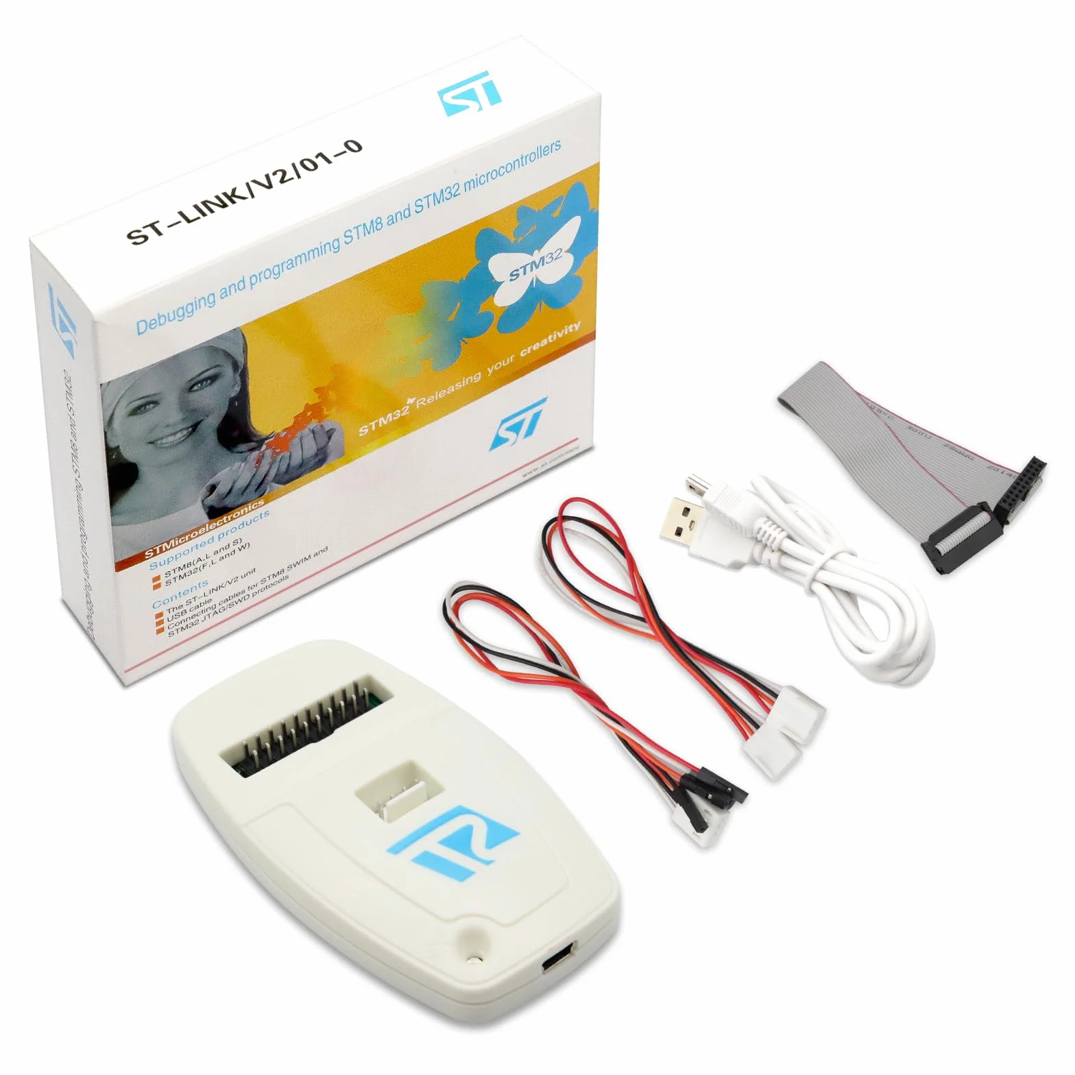 ARCELI ST-LINK / V2 (versione CN) Microcontroller ST MCU STM8 STM32 JTAG SWD SWIM Emulatore programmatore di debugger in-circuit