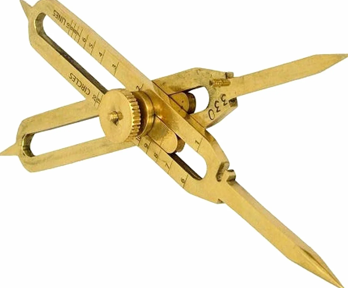 Divisore in ottone massiccio 15,2 cm strumento professionale da disegno proporzionale