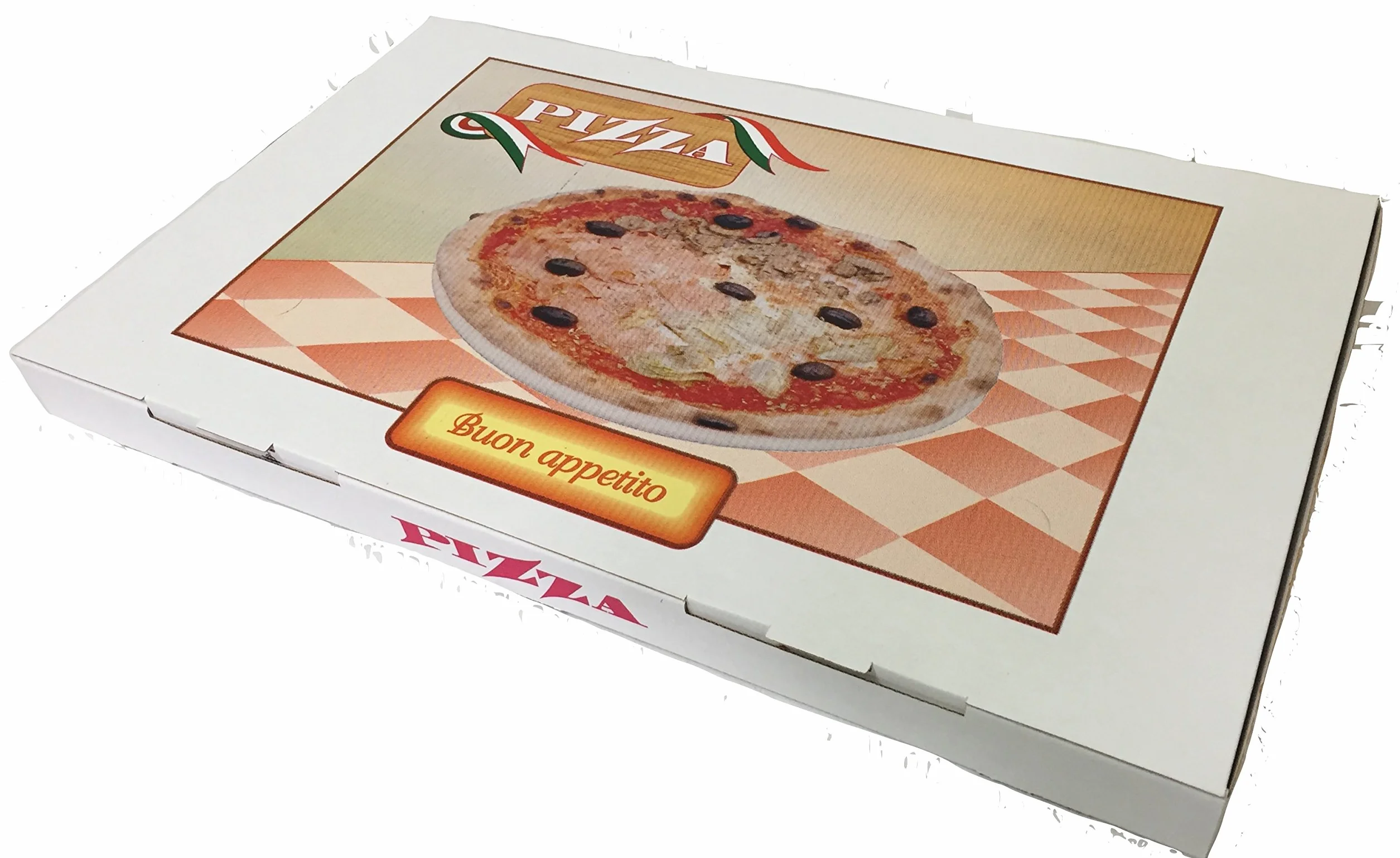 Scatola per pizza in cartone 34x56x5 cm Confezione da 100 pezzi