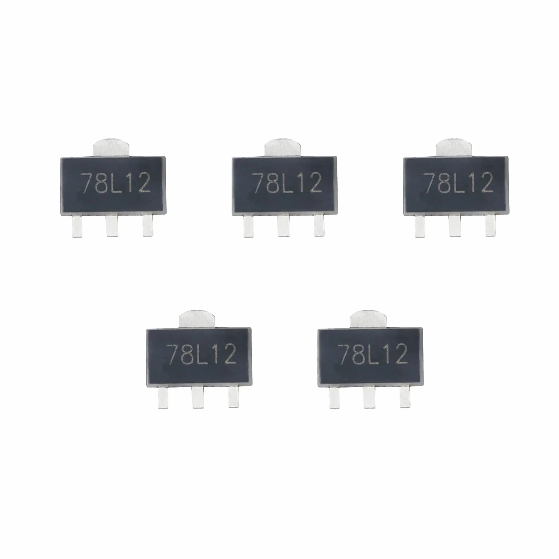 Kit di 5 regolatori di tensione 12V 100mA 7812 78L12 L78L12 L78L12C SOT-89