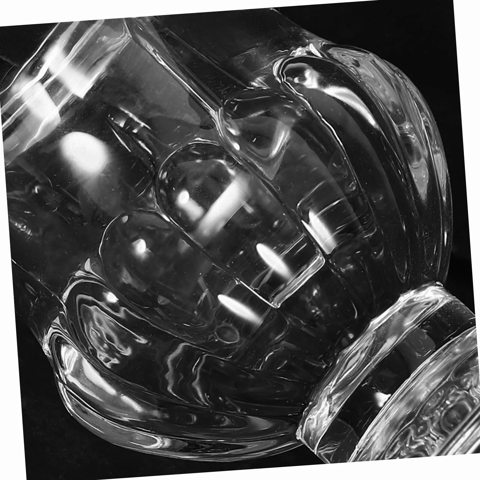 SOLUSTRE 2 bicchieri in vetro per occhi portatile, per la cura degli occhi, design trasparente