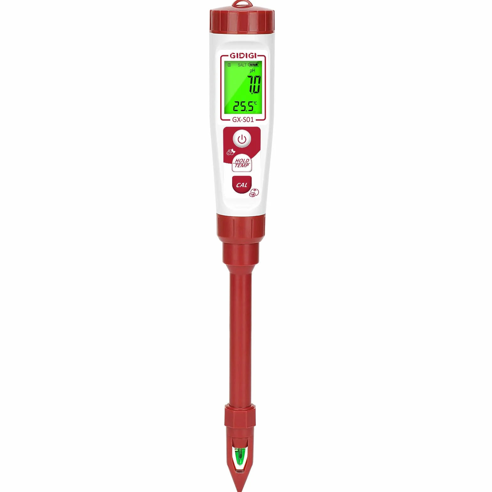 Misuratore pH per terreno digitale, tester pH suolo per piante in vaso, kit elettronico per il test del pH terreno per giardino, prato, interni ed esterni, serra, agricoltura, uso in cortile