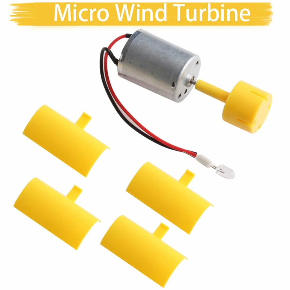Generatore eolico, mini turbina eolica verticale, kit fai da te, modellino educativo