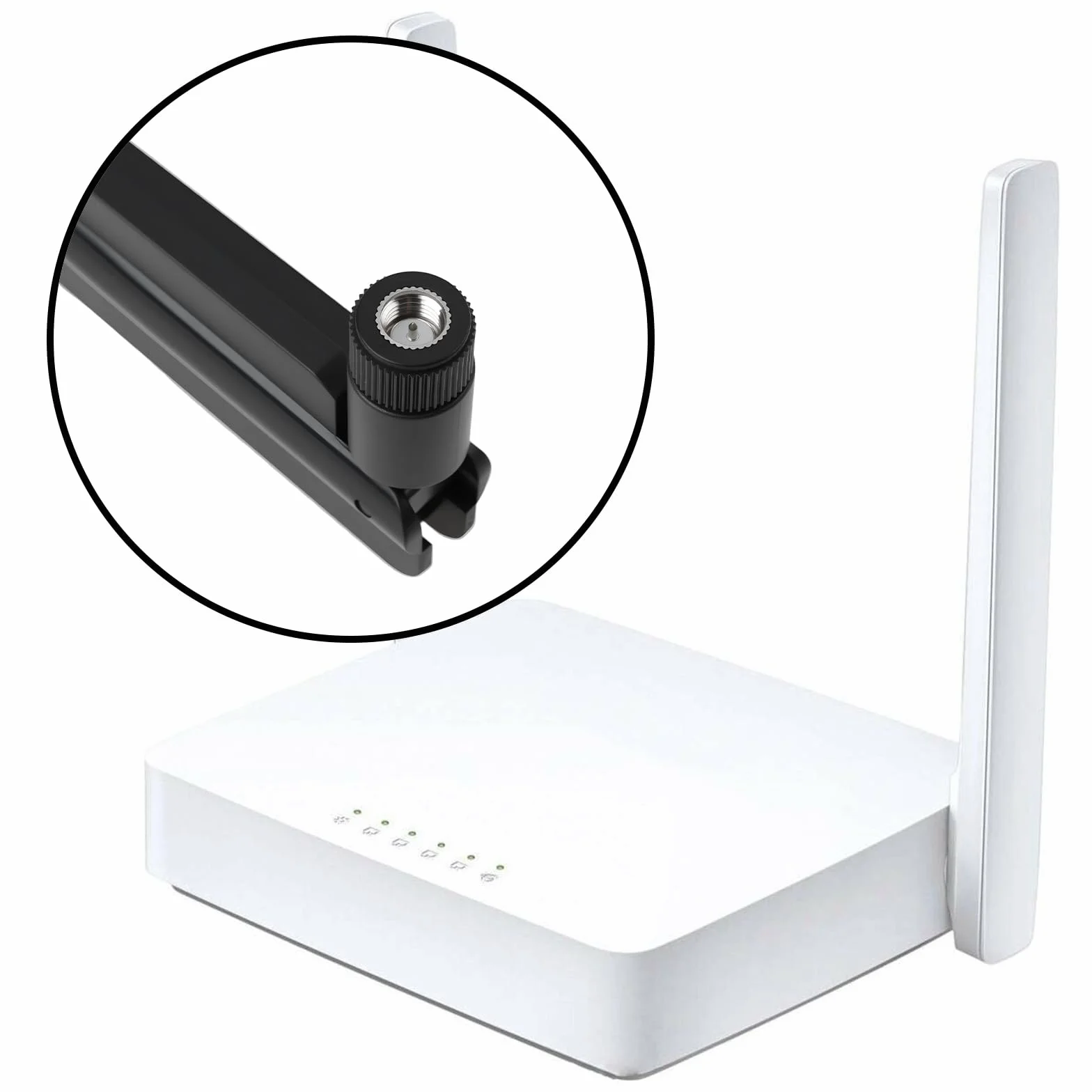 SG Store Antenna Omnidirezionale SMA Ad Alto Guadagno 5G 18dBi Full-Band 600-6000MHz per Apparecchiature di Rete GSM/GPRS/5G/4G//NB-loT Full Band Nera