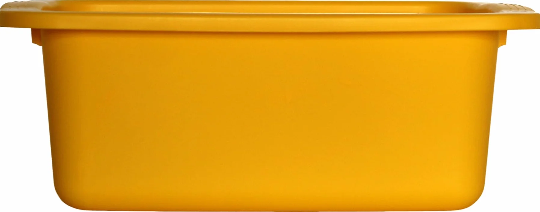 Macchiavelli catino rettangolare giallo 10L plastica vaschetta multiuso 42x31x15,5 cm