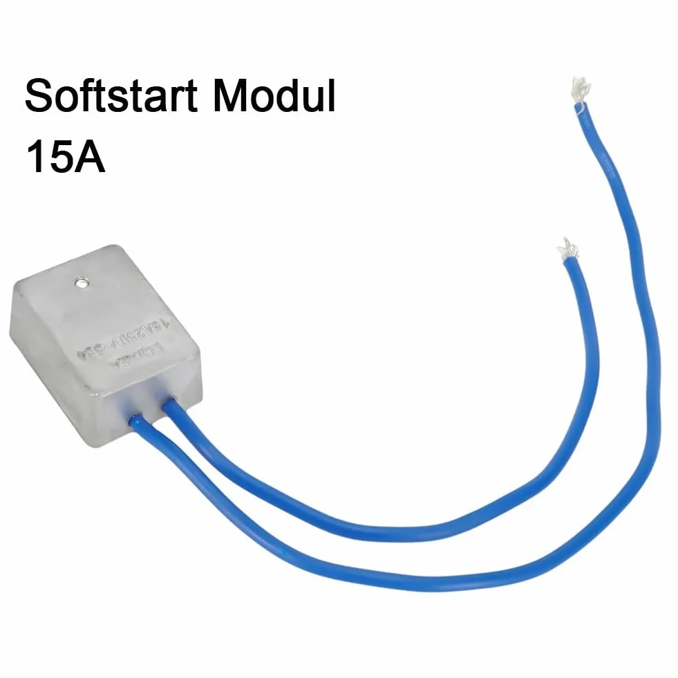 Modulo di avviamento graduale, modulo di retrofit da 230 V a 12-20 A, per motori a spazzole Avviamento graduale Limitatore di corrente di avviamento Limitatore di corrente di spunto(15 A)