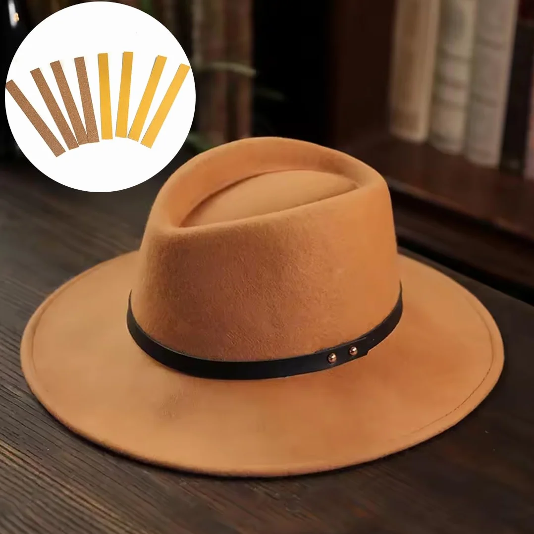 Strisce di Sughero Adesivo per Regolare la Taglia del Cappello Fascia Interna Riduzione Taglia 200x40x2mm 10pcs