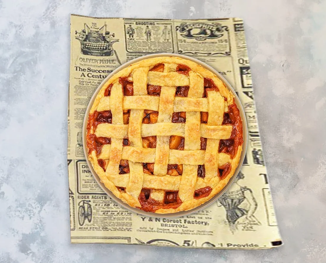 Hostelnovo - 500 fogli di carta kraft antigrasso per alimenti - Misura unica 32 x 20 cm - ideale per confezioni di patatine e qualsiasi tipo di contenitore