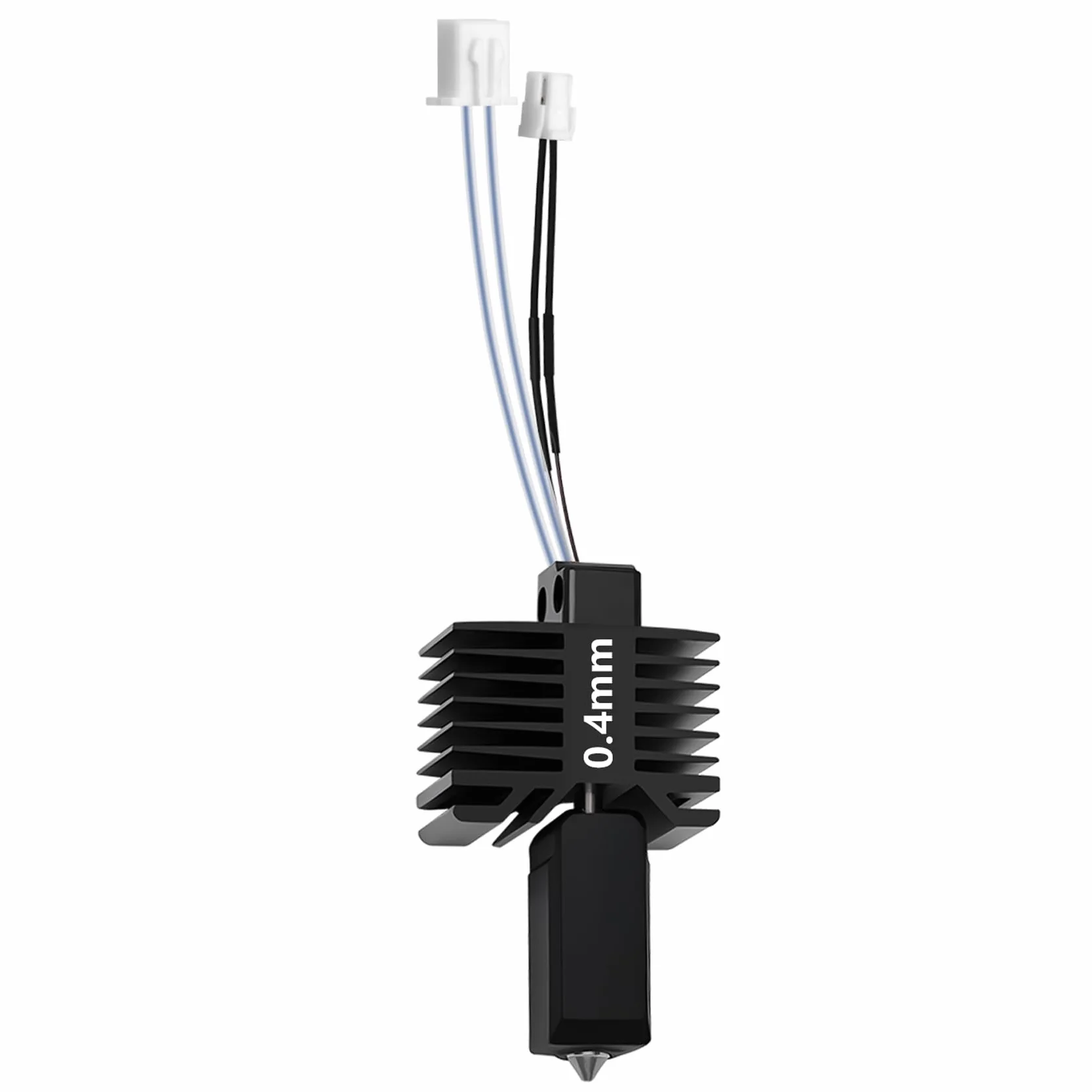 Premium All-Metal Hotend per Bambu Lab X1/X1C: 0,4 mm Hotend Assembly con ugello in acciaio temprato, 24 V 48 W riscaldatore in ceramica e termistore ad alta temperatura – Set completo per stampanti