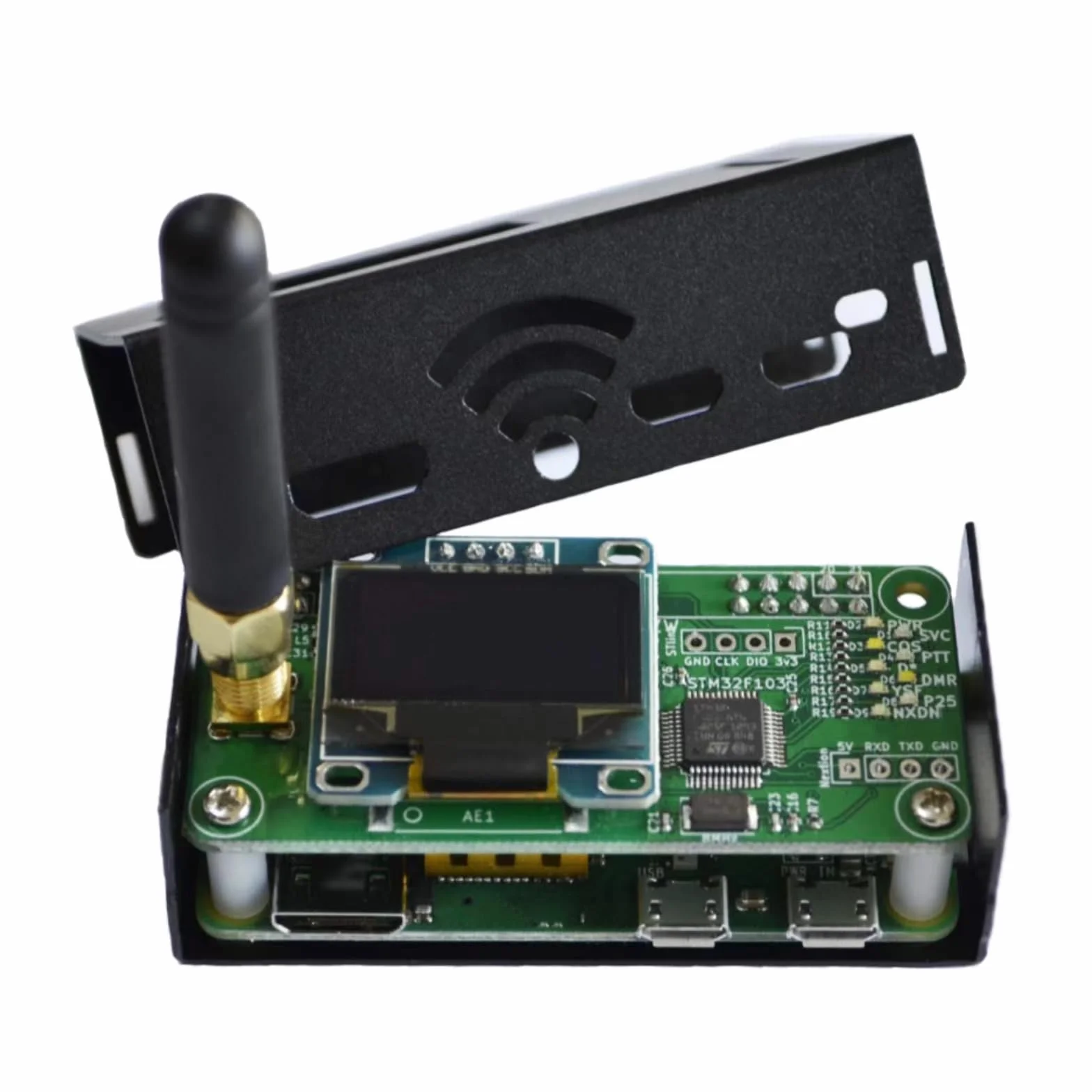 AURSINC 2025 V1.5.2 Hotspot MMDVM Stazione Radio WiFi Modem Vocale Digitale Integrato con Raspberry Pi Zero 2W, Supporta C4FM YSF POCSAG NXDN DSTAR P25 DMR, Pi-Star/WPSD