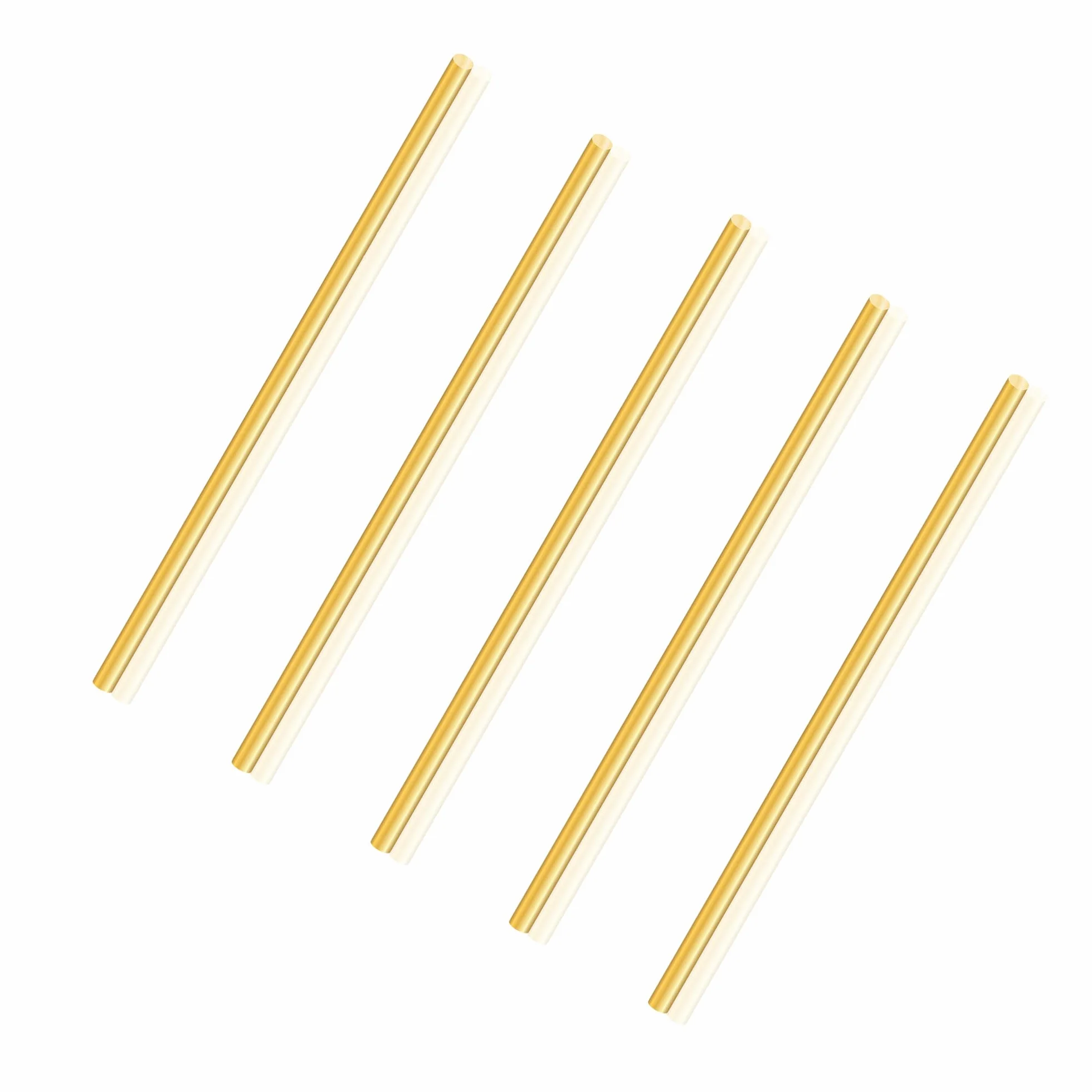 Asta rotonda in ottone massiccio 2,5 mm x 100 mm 5 pezzi