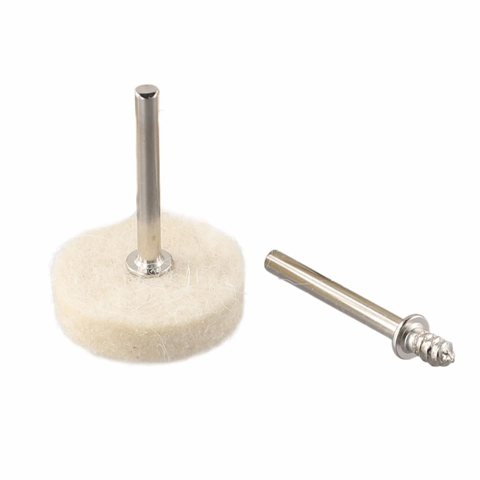 Ruote per lucidatura in feltro e lana 25 mm x 8 mm per smerigliatrici, 50 pezzi