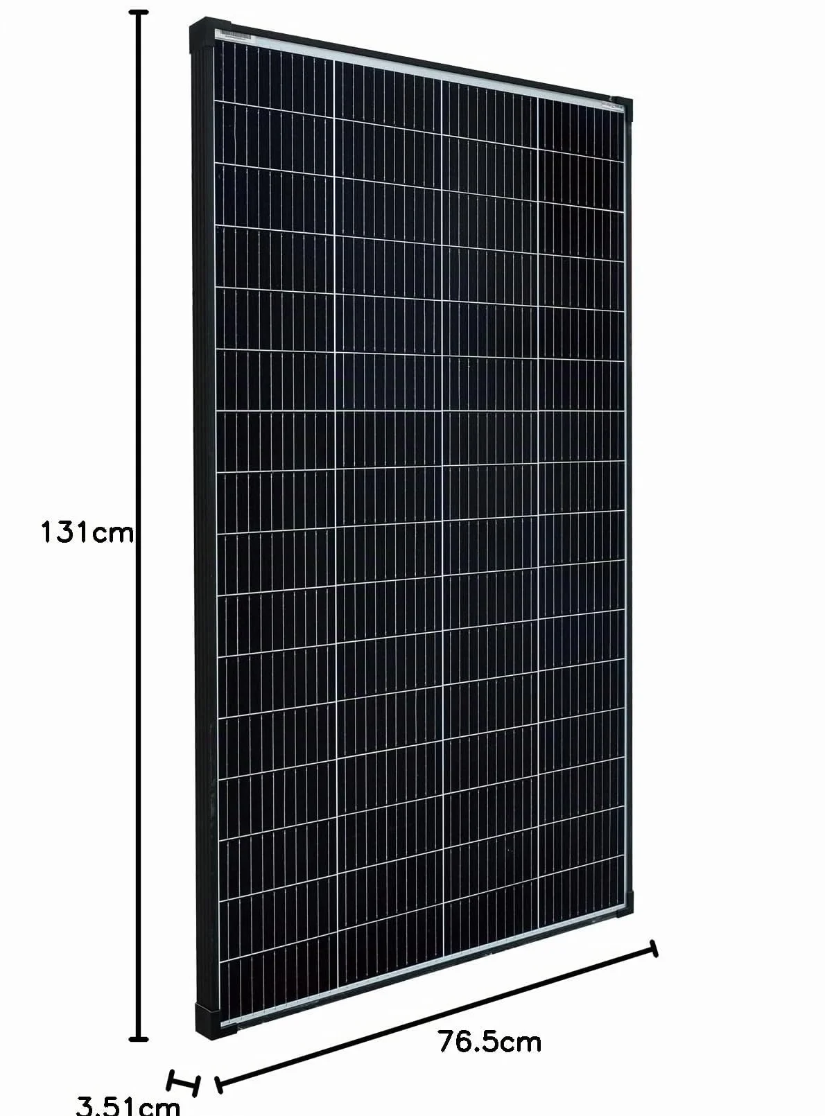 enjoy solar® Modulo Solare Monocristallino 210W 36V, celle da 182 mm, 10 busbars – Ideale per camper, impianti da balcone, casette da giardino, barche (per sistema PV 24V)