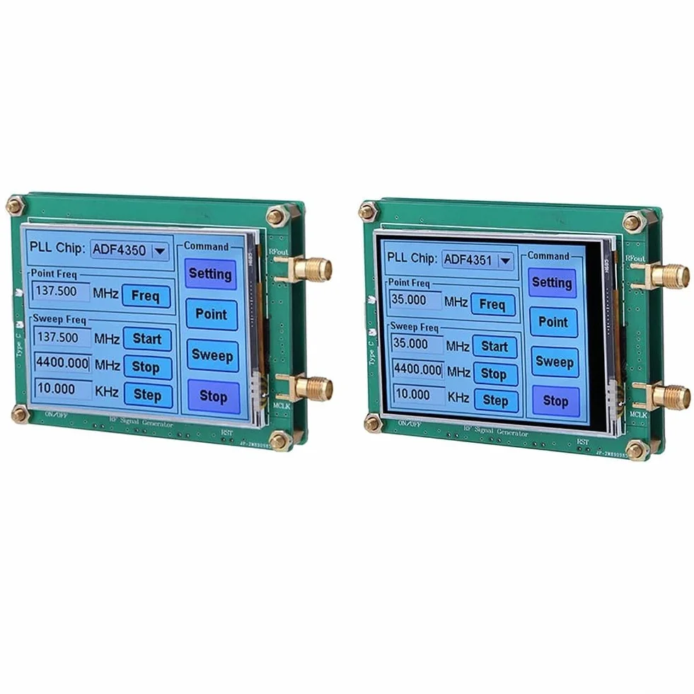 Generatore di segnale RF ADF4351 ADF4350 sweep frequenza controllo PC con cavo dati touch screen