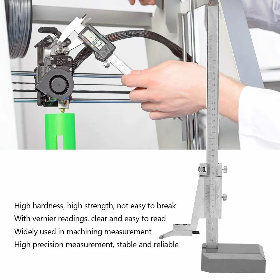 Vernier - Calibro di Precisione, Calibro di Altezza, Calibro di Profondità, Strumento di Misurazione, 0-300 mm
