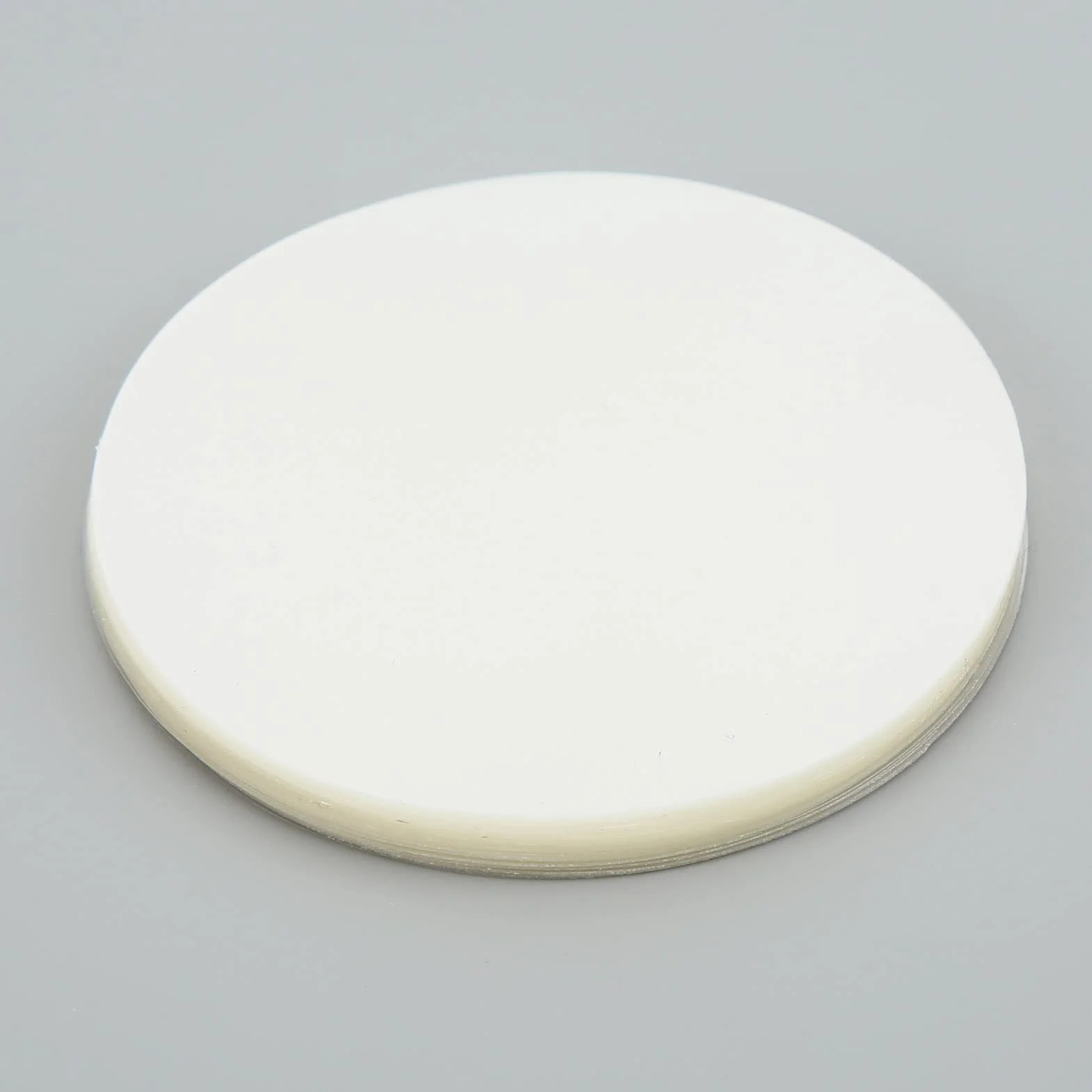 SEAFRONT 100Pcs Badge Film PVC Materiale Trasparente Circle Badge Pellicola Protettiva per Button Maker Fai da Te (58 MM)