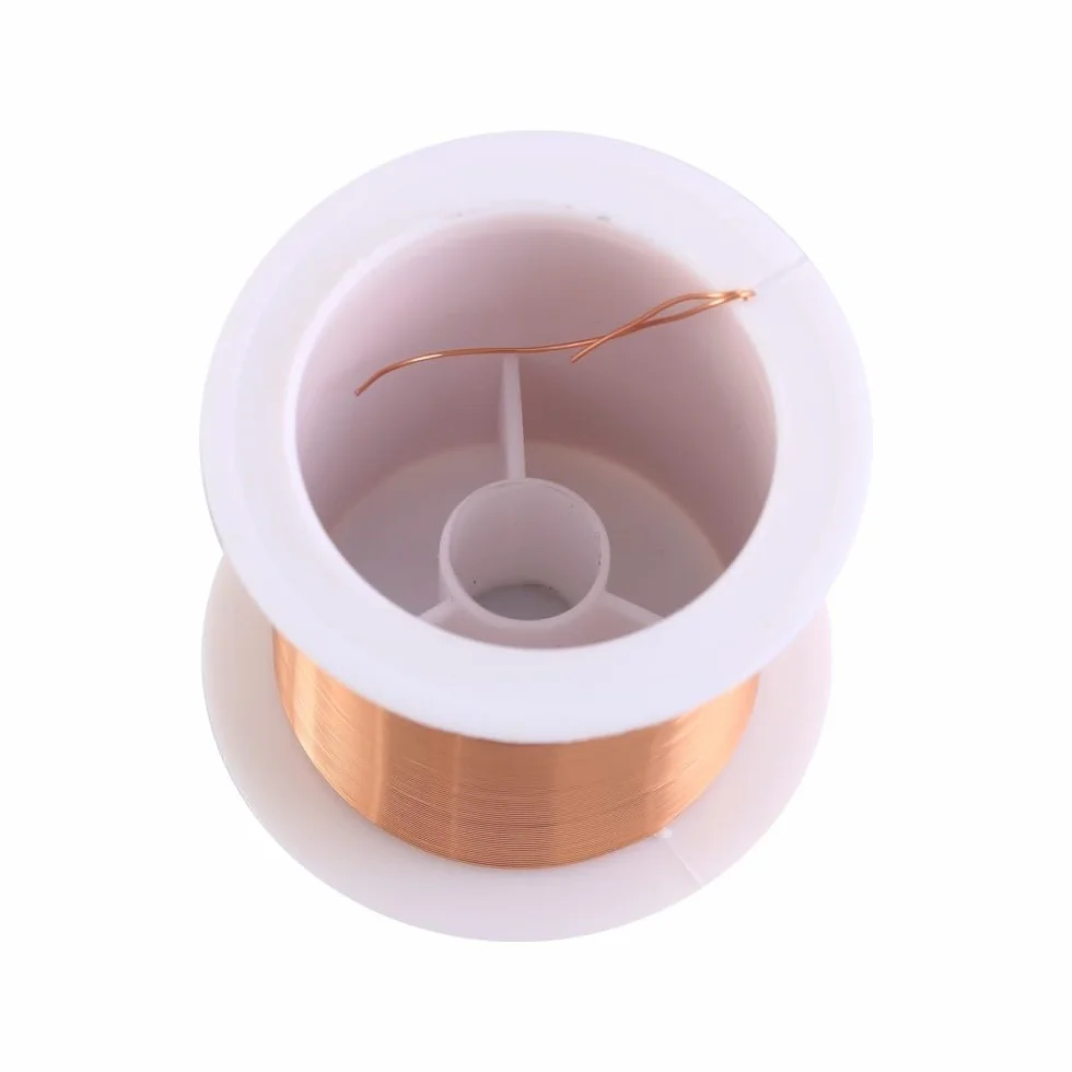 Filo Rame,0,4mm x 15m Bobina Rame Smaltato Cavo Rame Avvolgimento per Gioielli Motori Fai Da Te e Esperimenti di Scienze Fisiche
