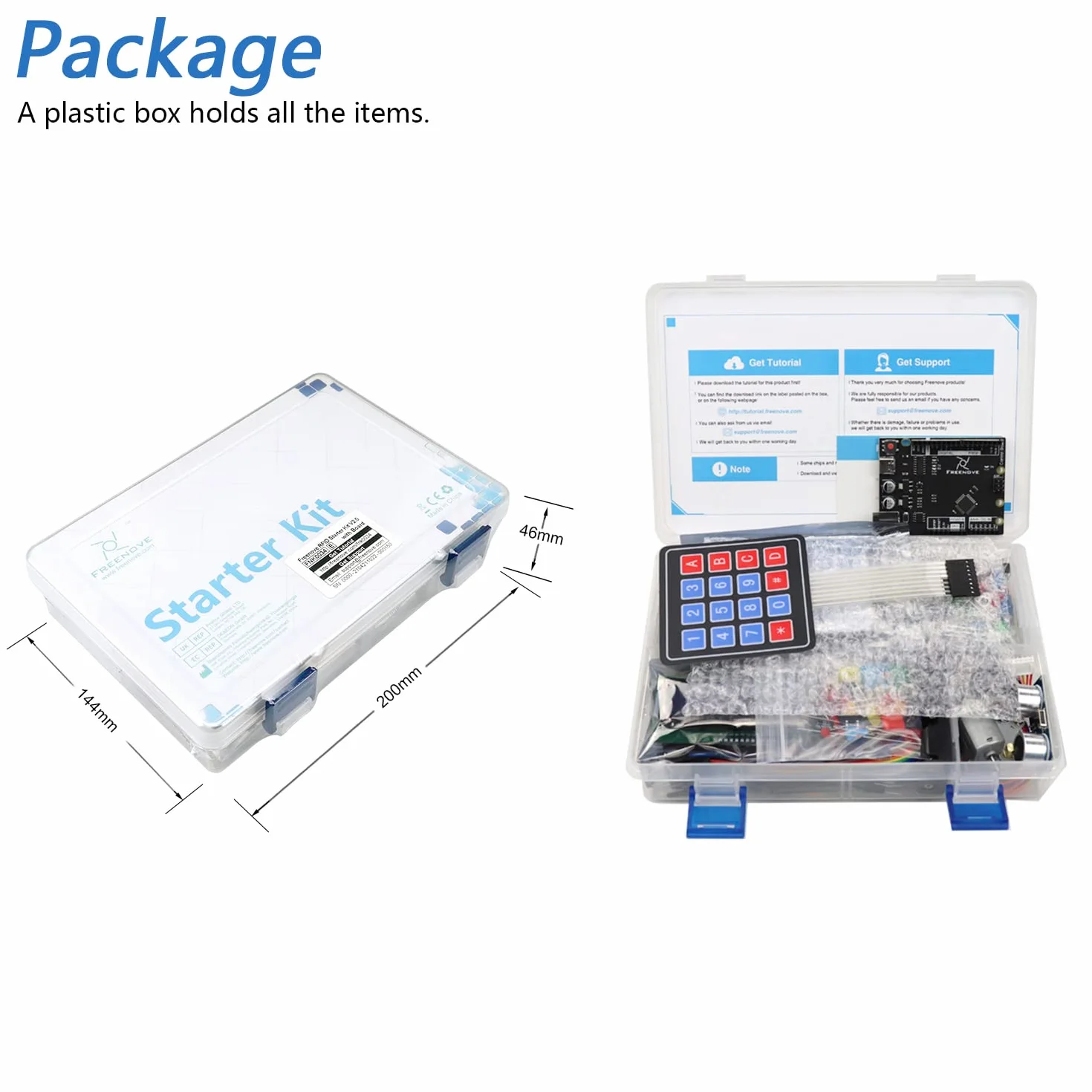 Freenove RFID Starter Kit V2.0 with Board V4 (Compatible with Arduino IDE), 267-Page Detailed Tutorial, 198 Items, 49 Projects