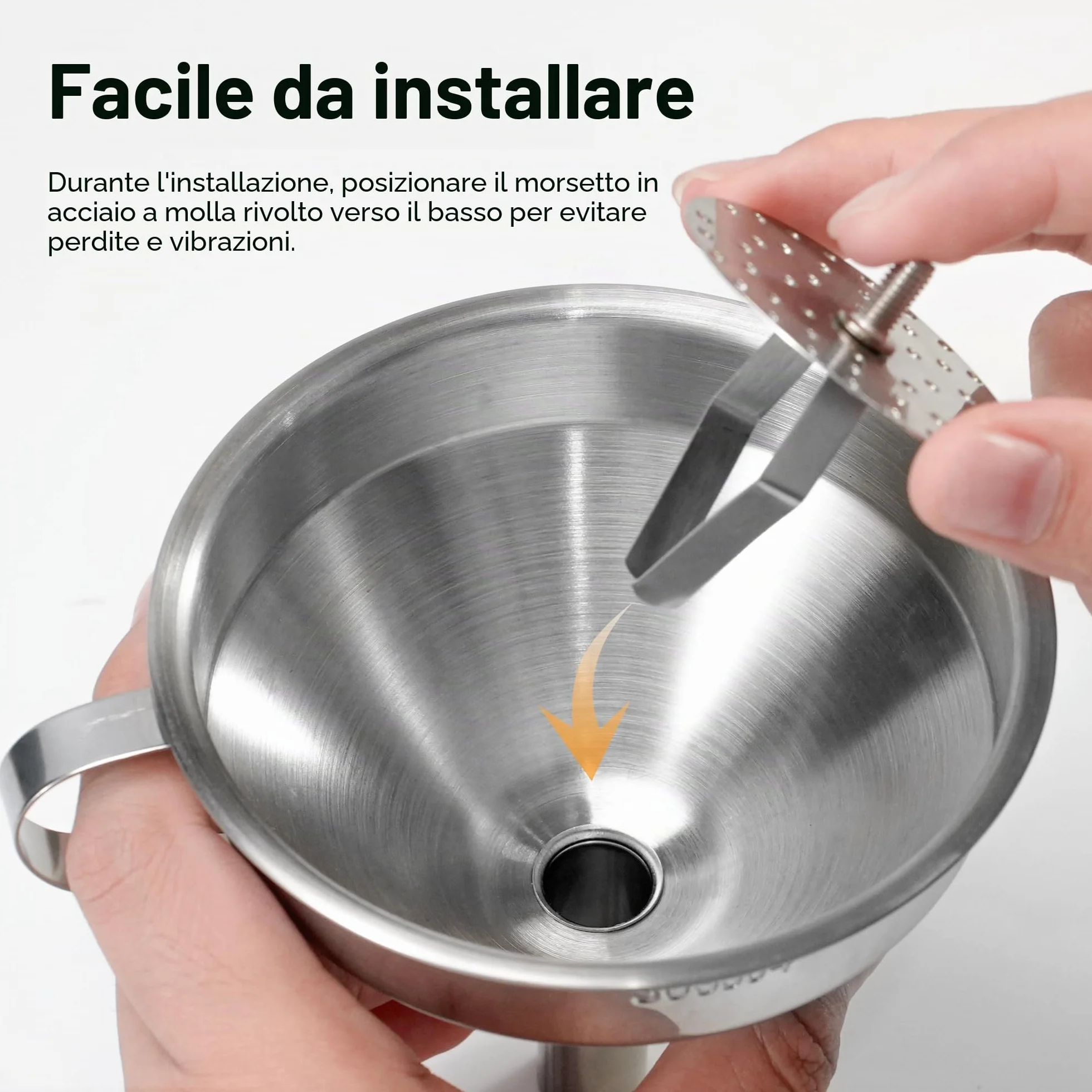 JOREST 5 Pezzi Filtro Resina 3d Kit, Imbuto Con Filtro Acciaio Inossidabile + Pennello + Spugne Abrasive, Accessori Stampante 3d Resina per Anycubic Sla/Elegoo Mars
