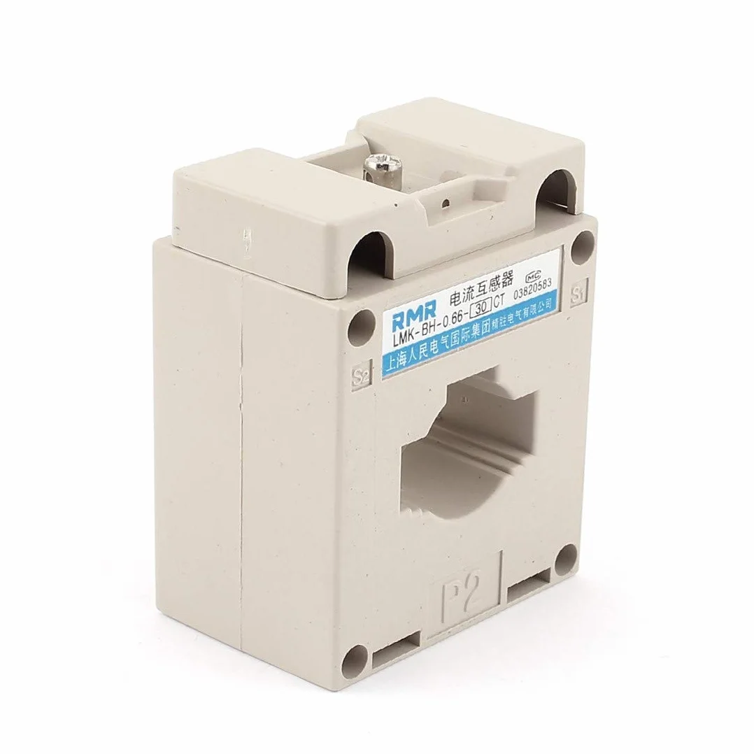 NEW LON0167 Trasformatore di corrente 30A / 5A 1T - per misuratore di amperometro AC(30A / 5A 1T Stromwandler für AC-Amperemeter-Messgerät