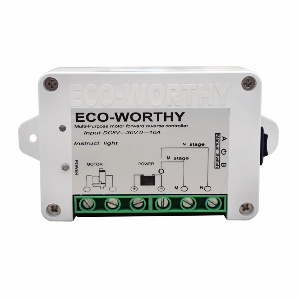 DCHOUSE 12 V DC controllo del motore, kit di controllo remoto positivo a inversione per attuatore lineare, kit di controllo remoto avanti e indietro