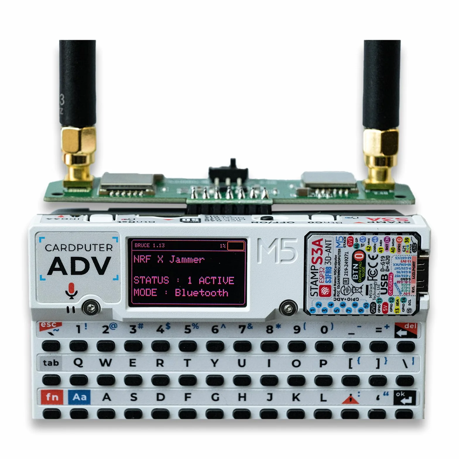 M5Stack Cardputer ADV Scheda di sviluppo RF 2 in 1 NRF24 CC1101 2,4 GHz 433 MHz