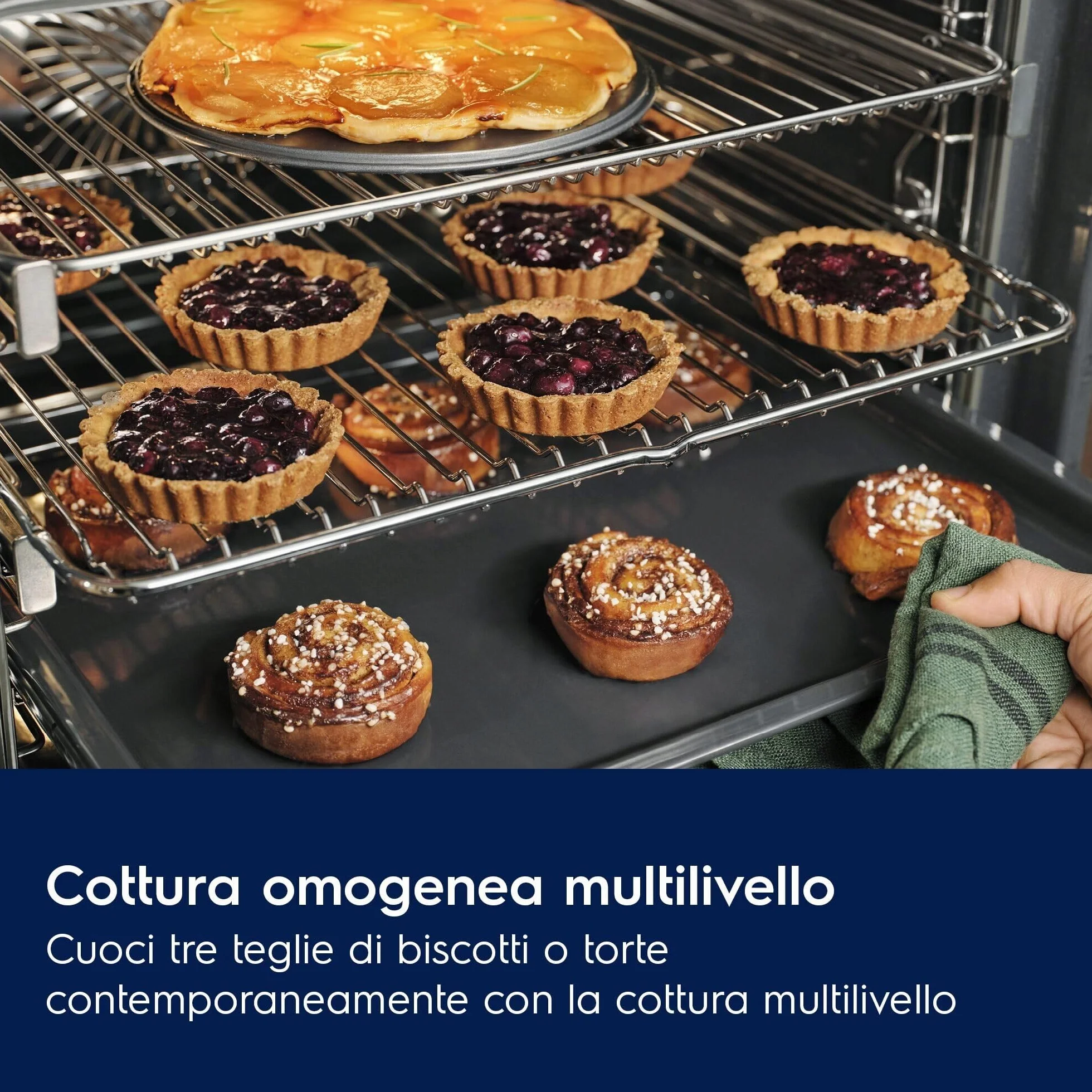 Forno da incasso multifunzione Electrolux EOF4P0PX2 72 L ventilato SurroundCook pulizia pirolitica inox antimpronta classe A++