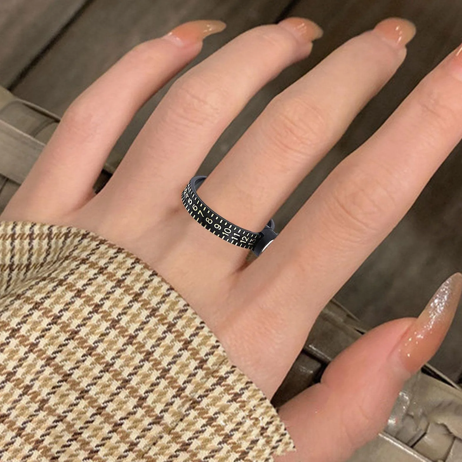 GUOHUA Misuratore Anello Dita Taglia US 1-17