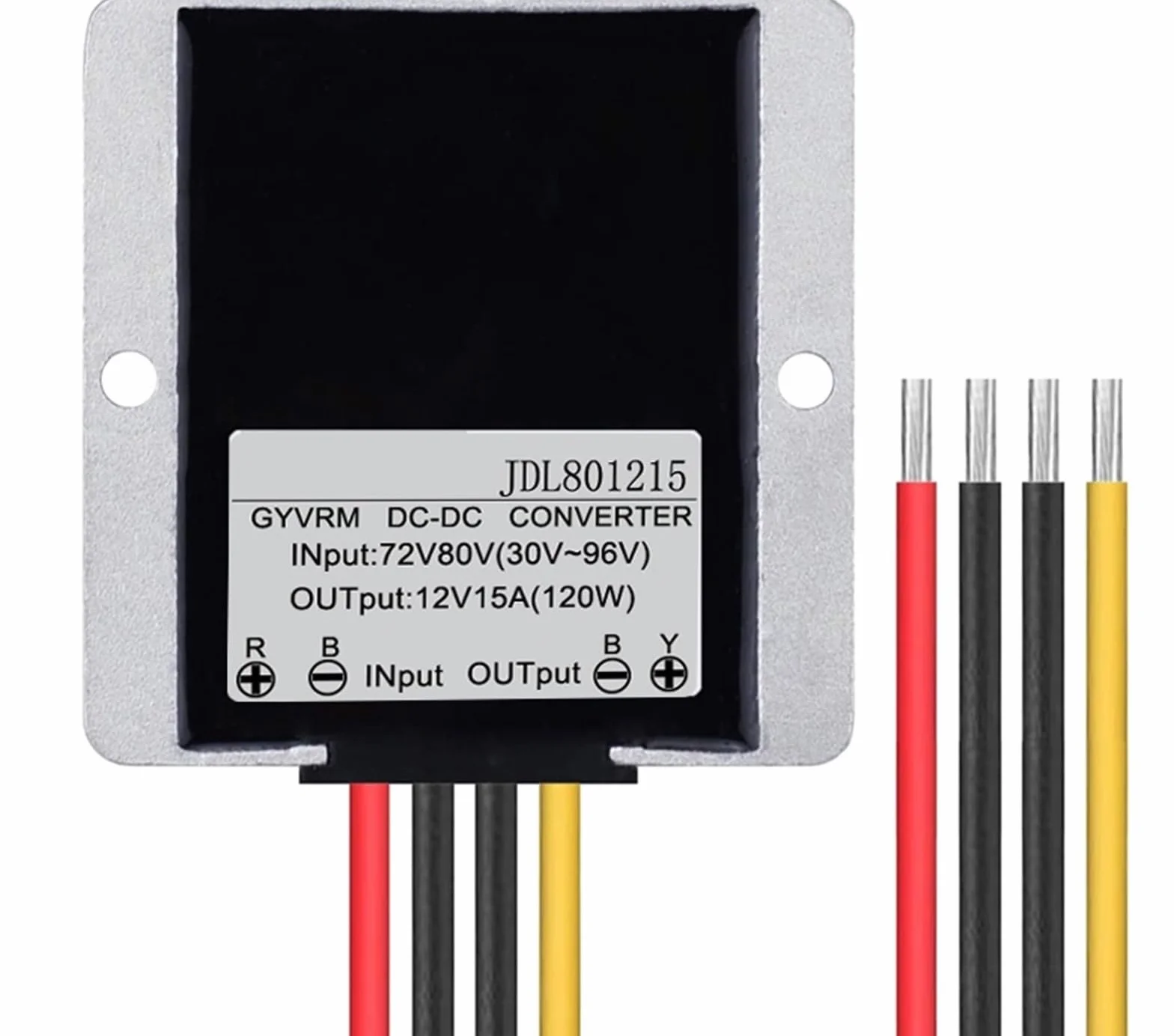 Convertitore DC DC 72V 80V a 12V 3A 5A 8A 10A 15A 20A DC-DC 30V 40V 50V 60V 70V 80V a 12V Modulo Step-Down(15A)