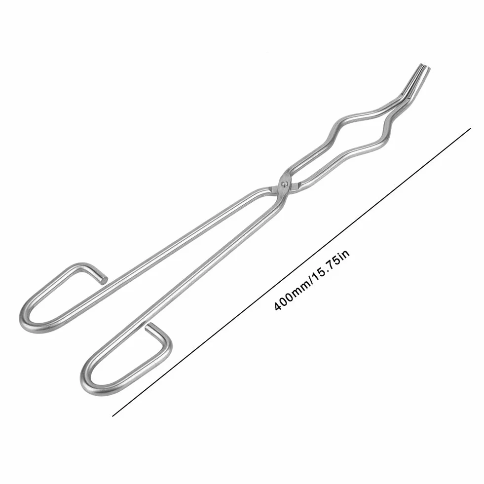 Pinza per crogiolo, Pinza da laboratorio professionale in acciaio inossidabile 400mm per Materiali Scolastici