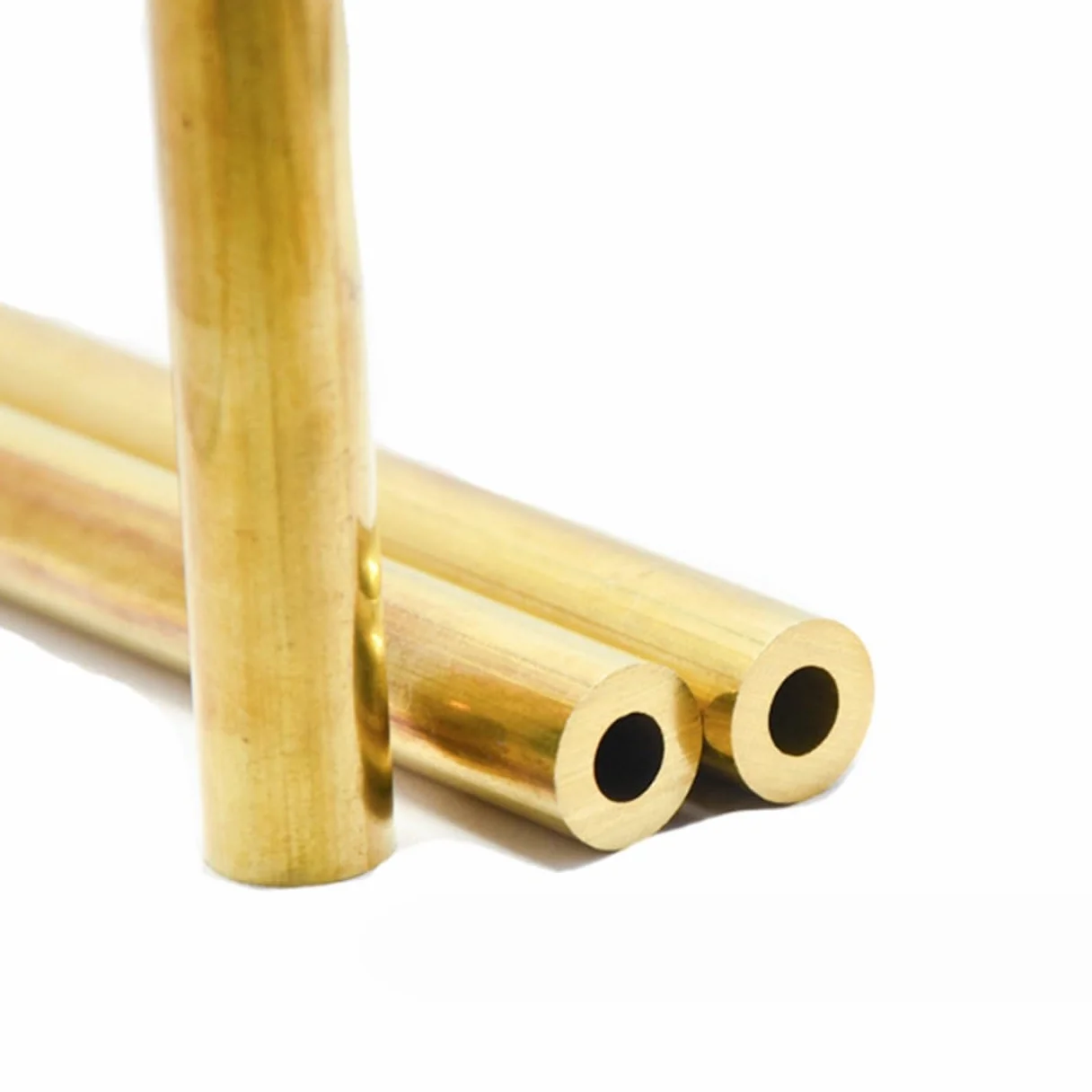 Tubo Tondo in Ottone H62 50cm 13mm Diametro Esterno Spessore Parete 0,5/1/1,5/2mm Senza Saldatura