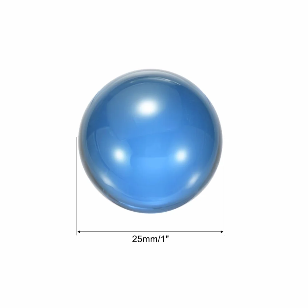 QUARKZMAN Sfera Acrilica Trasparente Per Giocoleria 1"- 25mm Blu