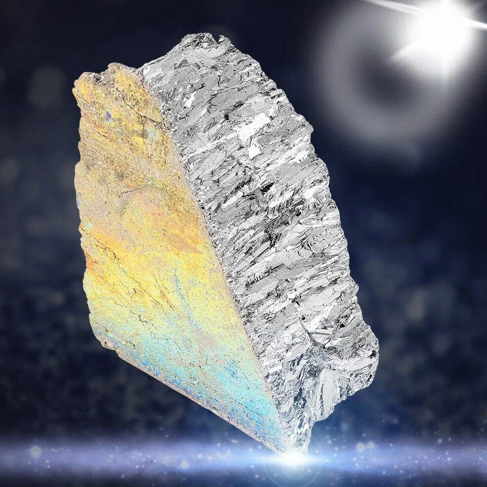 Bismuto Metallo 99,99% Puro 1KG Crystal Fr Making Crystals Pesca Esche
