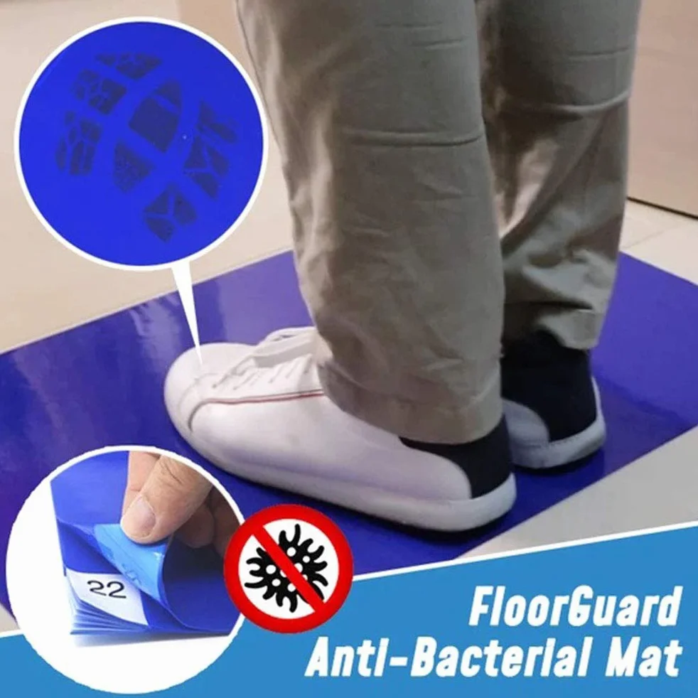 Tappetini protettivi adesivi per pavimento in PVC 30 pezzi, antibatterici, rimovibili