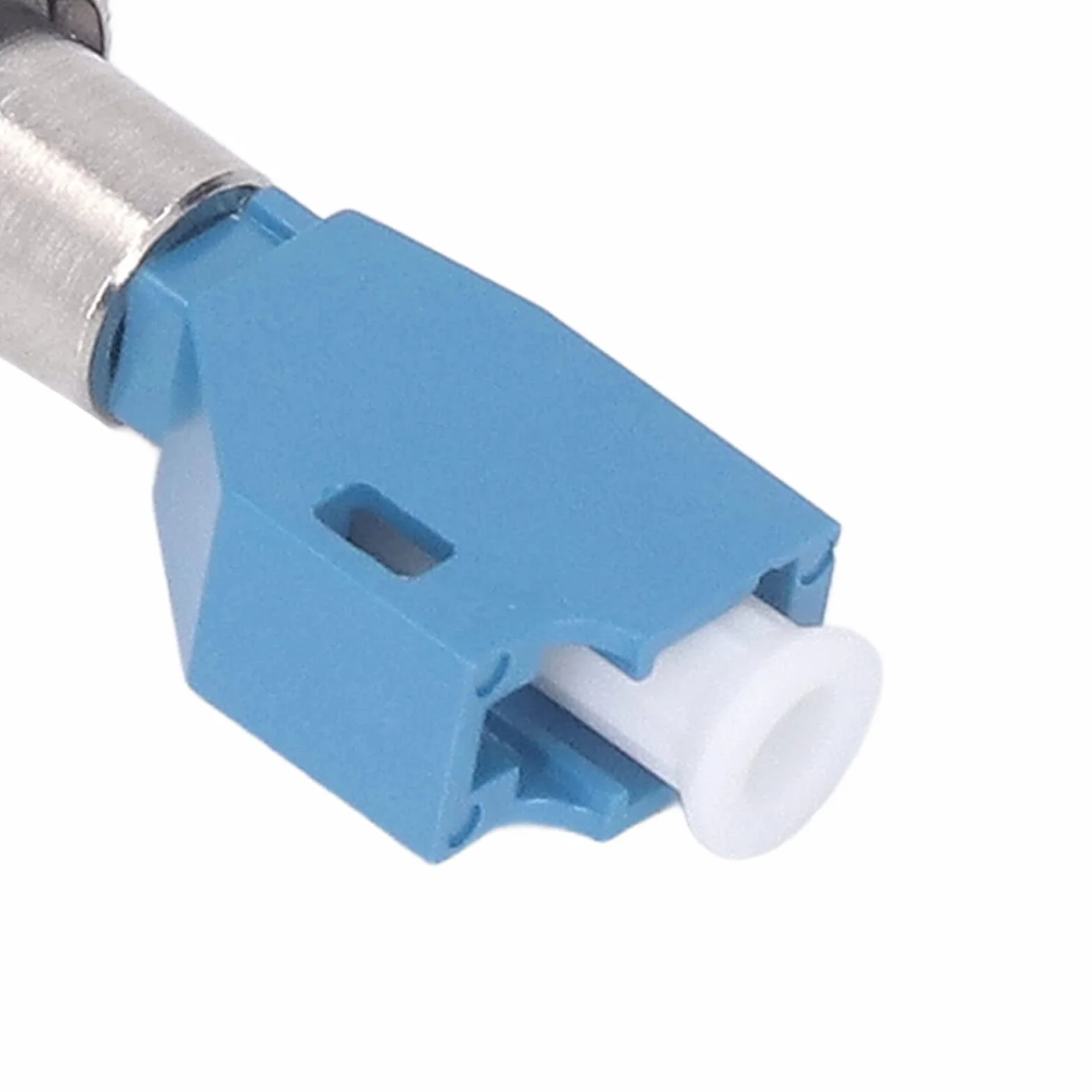 Adattatore ottico ibrido 3 pezzi FC UPC Maschio a LC UPC Adattatore Femmina Bassa Perdita di Inserzione Connettore in Fibra Ottica di Isolamento Eccellente Per Reti