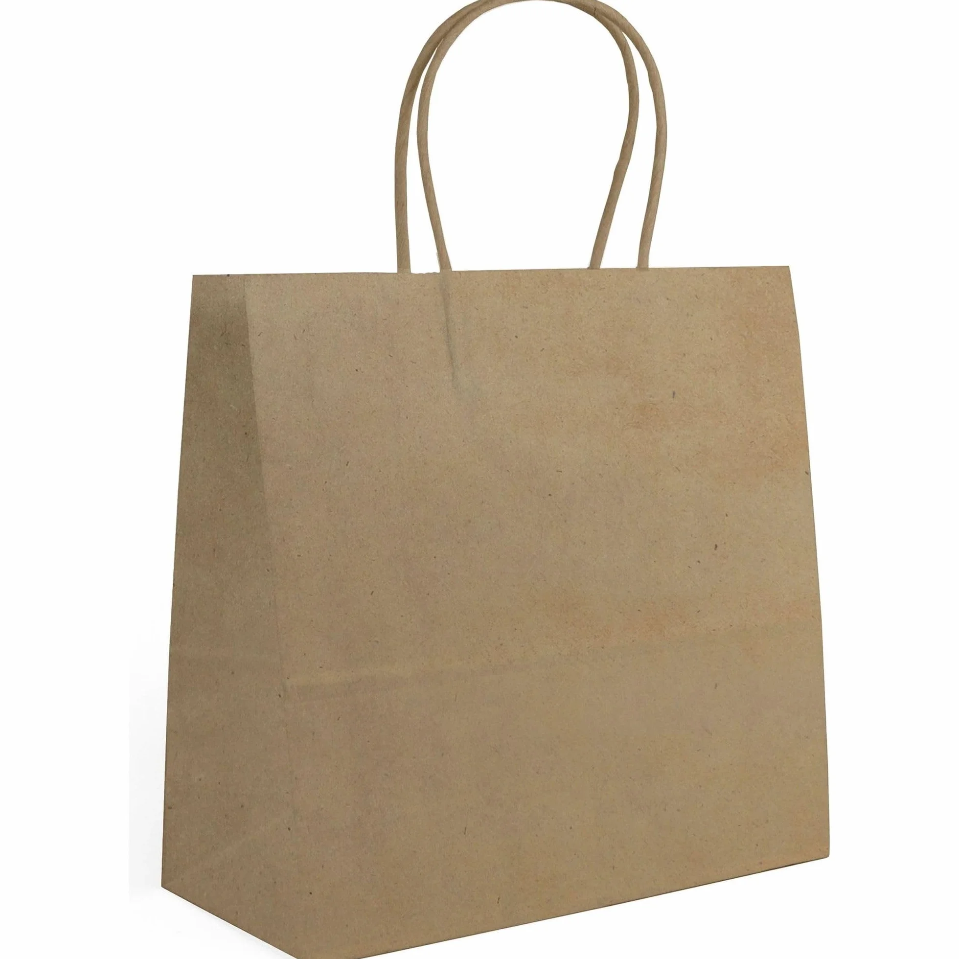 ALGON | Sacchetto di carta 3/U per acquisti riutilizzabili e biodegradabili – Sacchetti di carta 26 x 17 x 26 resistenti, ecologici e sostenibili, perfetti negozi, regali e uso quotidiano