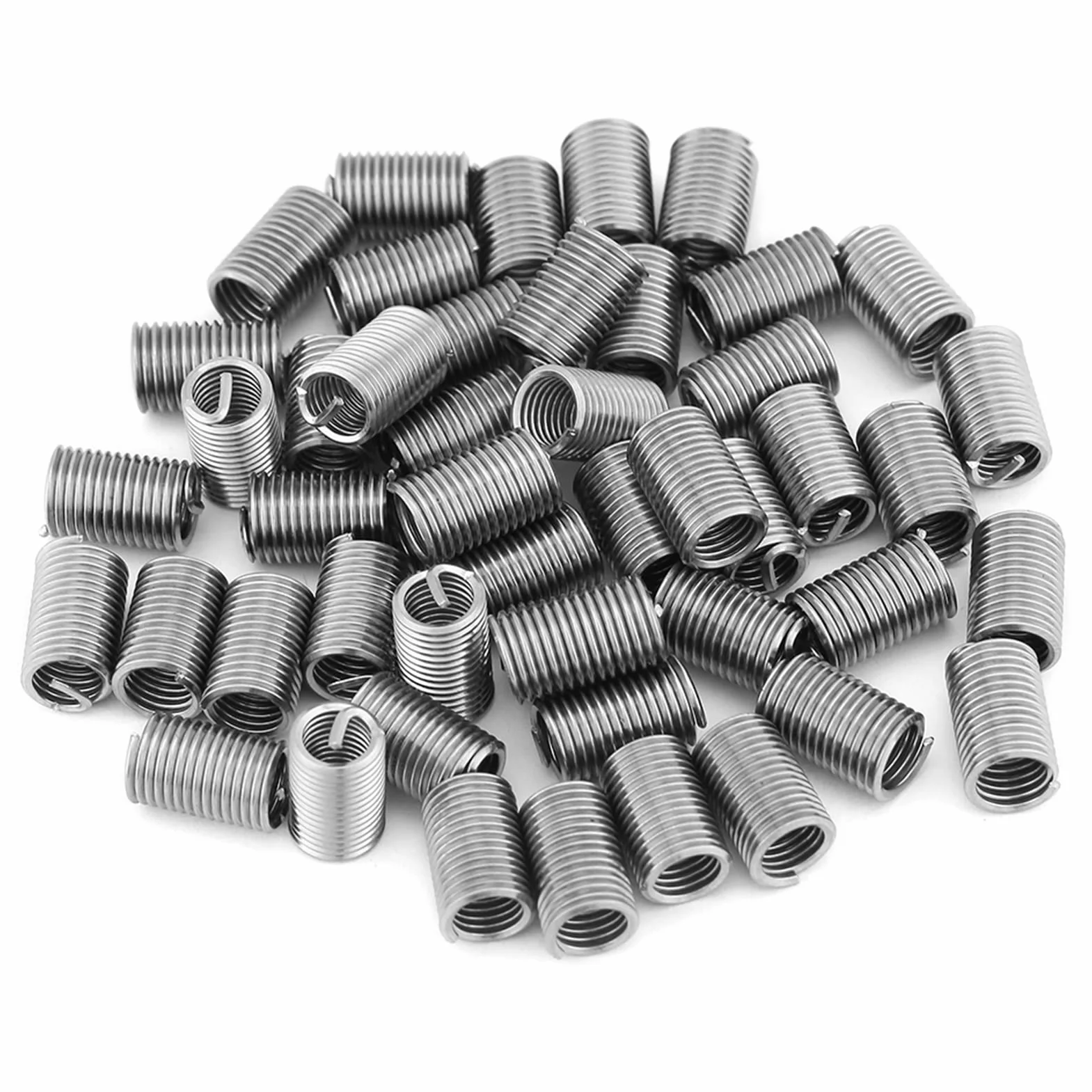 Inserti Filettati M6 x 1,0 Acciaio Inossidabile SS304 Kit Riparazione Filo 50 Pezzi