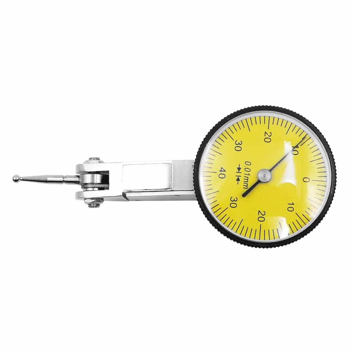Comparatore a Leva di Precisione 0,01 mm 0-0,8 mm per Misurazioni Assemblaggio Lavorazione