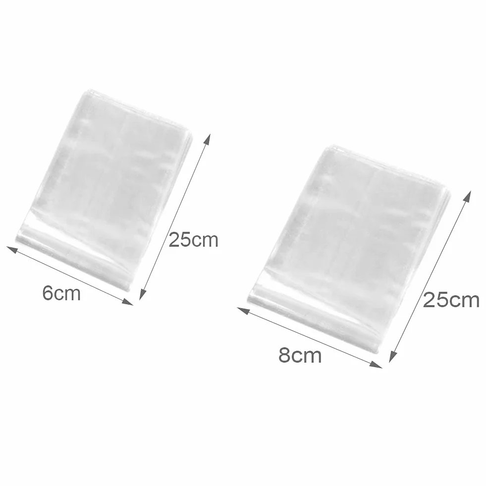 10 sacchetti termoretraibili per telecomando TV, in PVC trasparente, pellicola protettiva universale termorestringente per aria condizionata, video e TV (dimensioni: 8 x 25 cm)