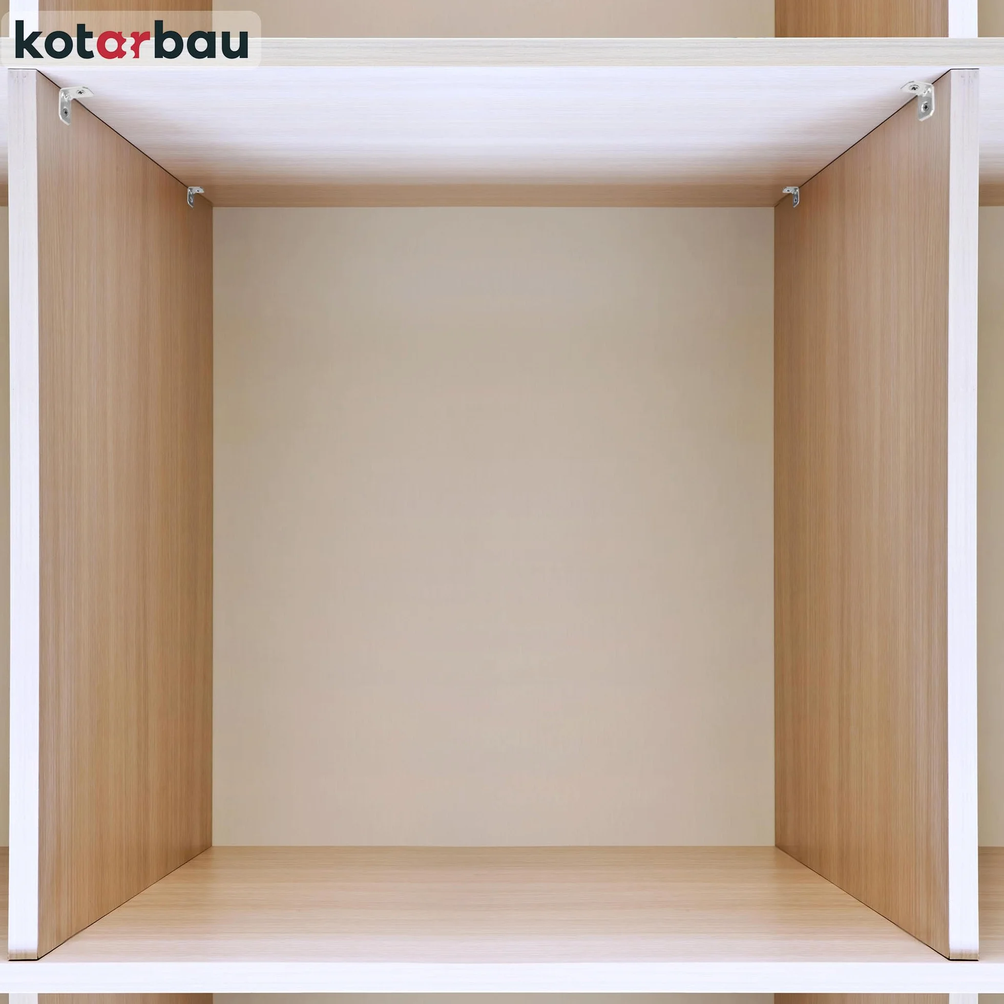 KOTARBAU Set 25 angoli regolazione 20x20x16 mm connettore angolare foro lungo