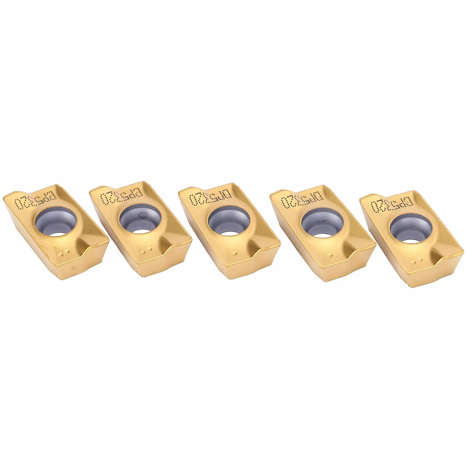 APMT1604 PDER DP5320 Inserto per Fresatura in Carburo Cementato 10 Pezzi per Ferro Rame Alluminio